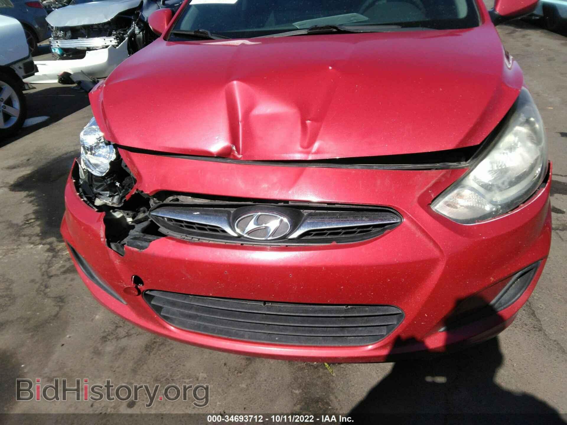 2012 HYUNDAI ACCENT - VIN: KMHCT4AE6CU220628 - Фото 6