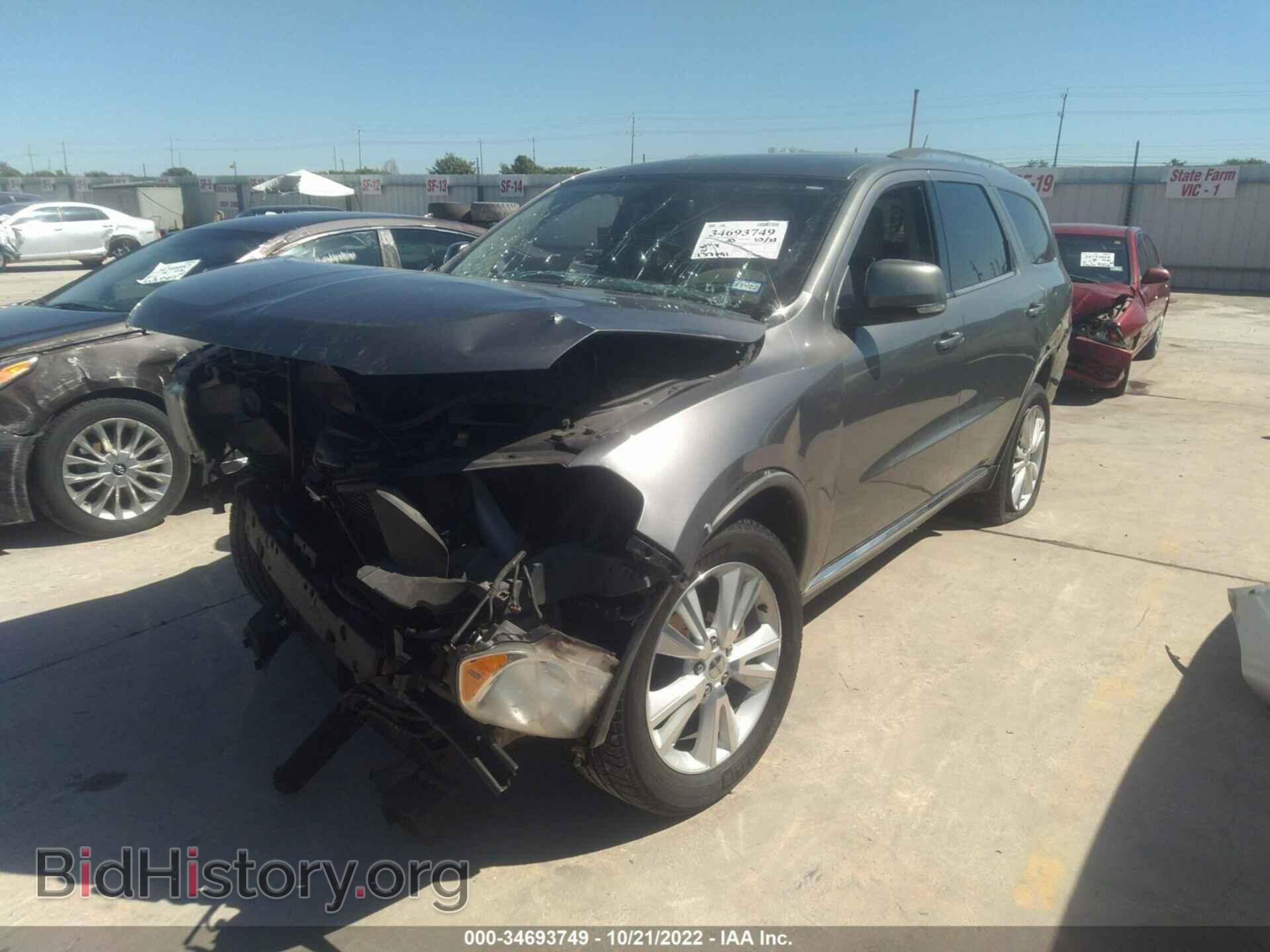 2012 DODGE DURANGO - VIN: 1C4RDHDG2CC109158 - Фото 2