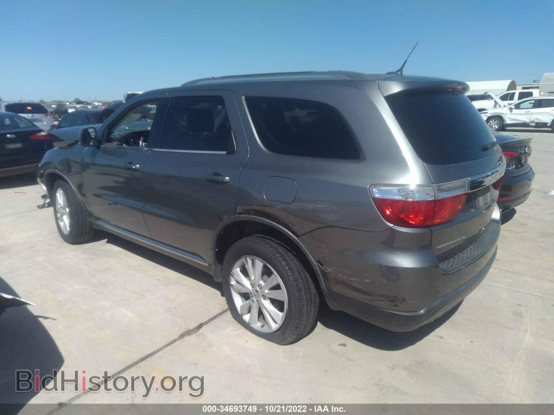 2012 DODGE DURANGO - VIN: 1C4RDHDG2CC109158 - Фото 3