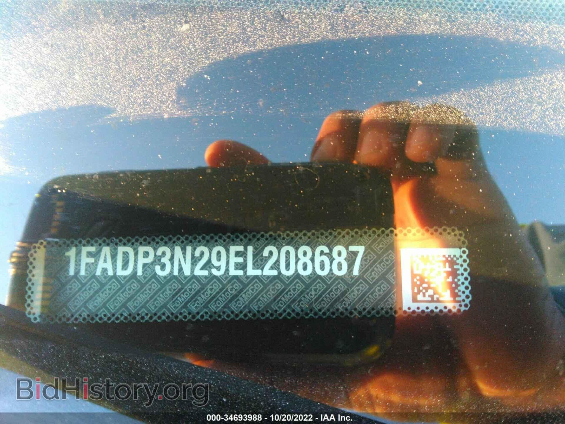 2014 FORD FOCUS - VIN: 1FADP3N29EL208687 - Фото 9