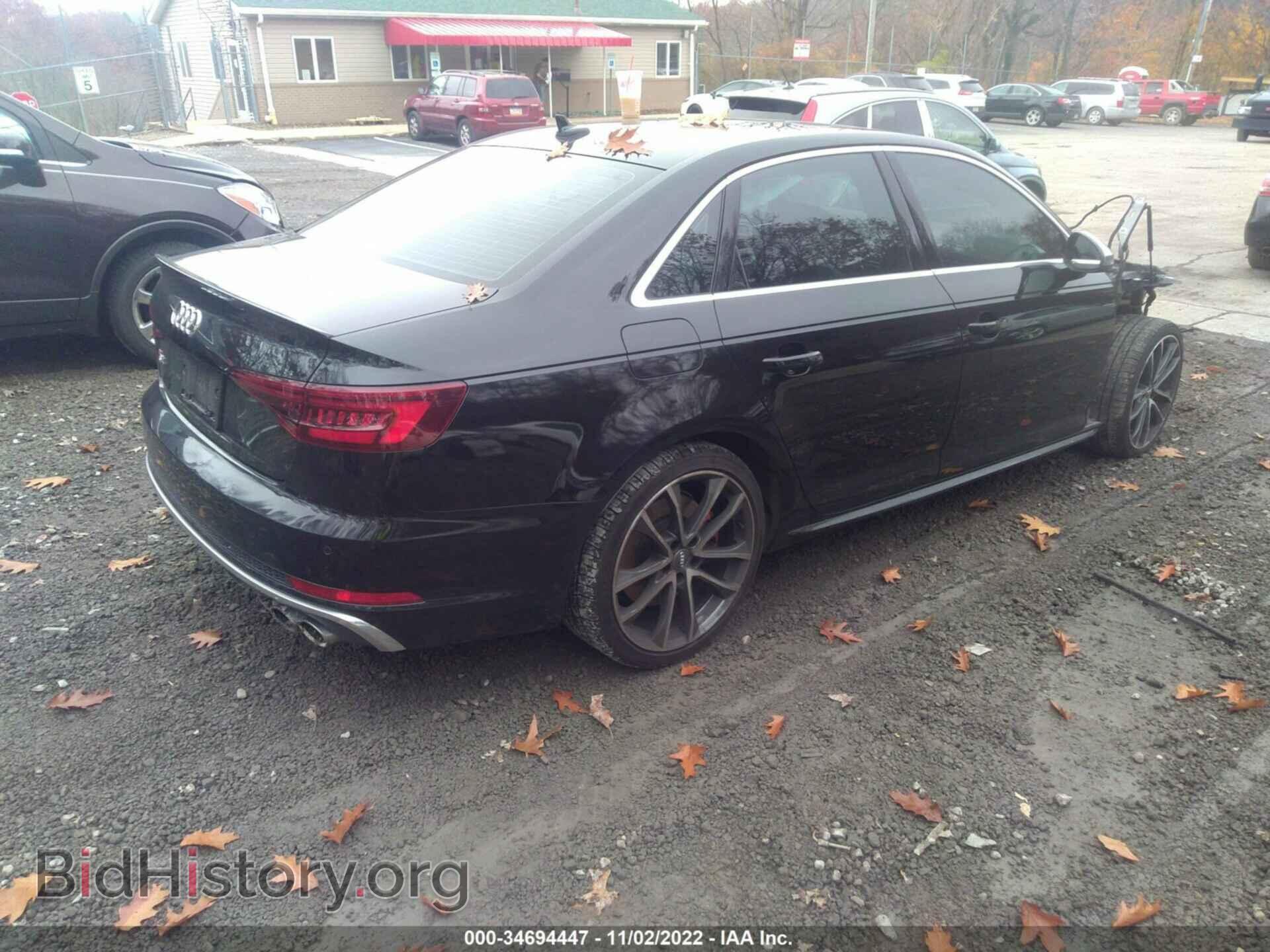 2018 AUDI S4 - VIN: WAUC4AF45JA018598 - Фото 4