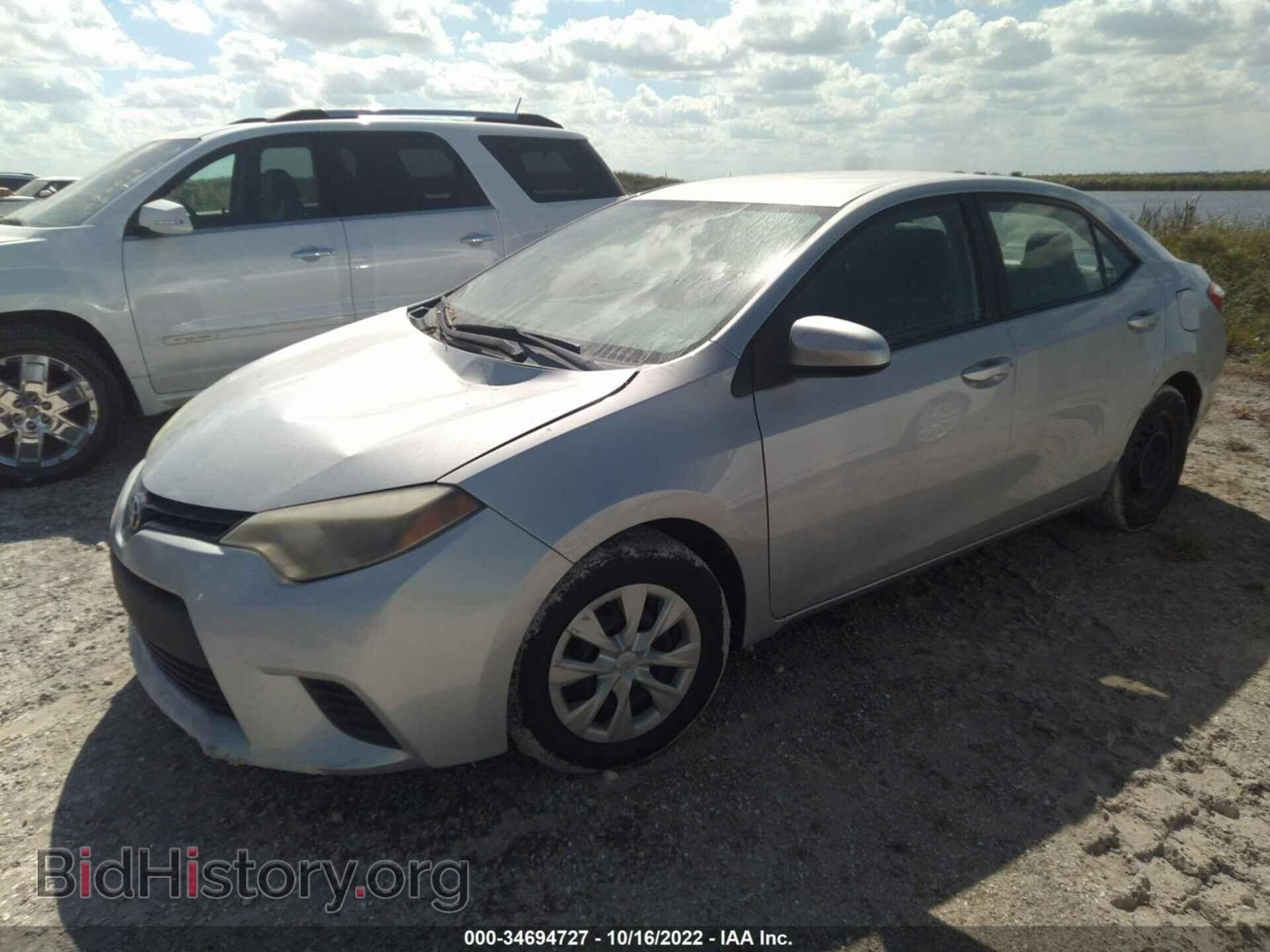2014 TOYOTA COROLLA - VIN: 2T1BURHE5EC116051 - Фото 2