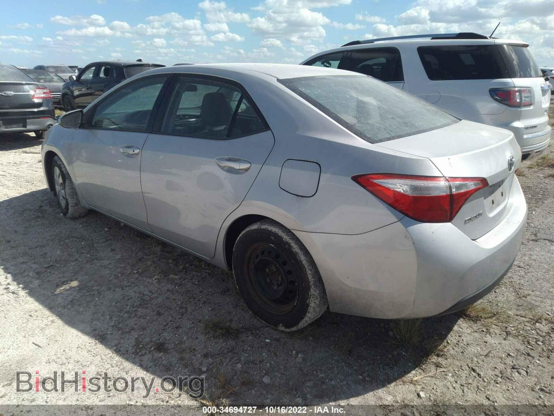 2014 TOYOTA COROLLA - VIN: 2T1BURHE5EC116051 - Фото 3