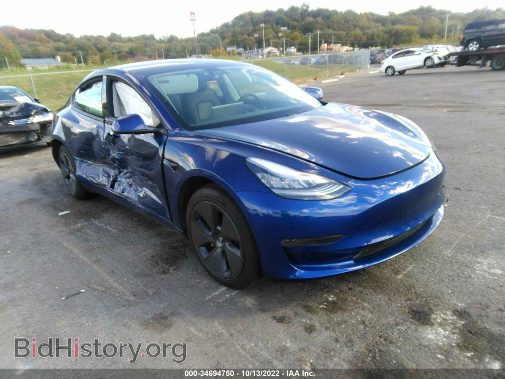 Фотография 5YJ3E1EA4MF850839 - TESLA MODEL 3 2021