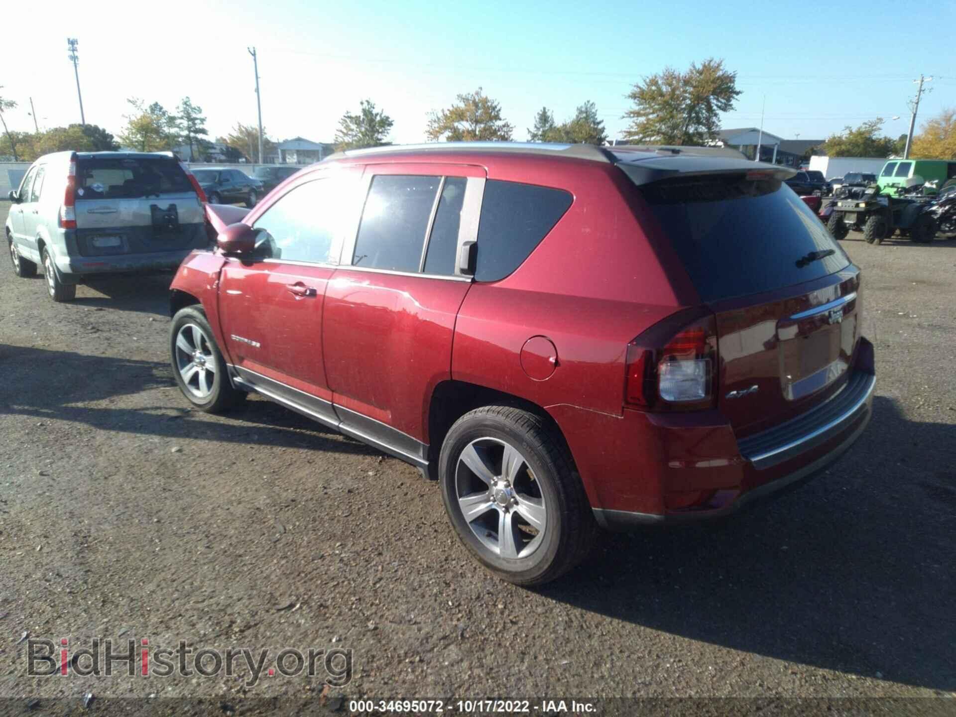 2017 JEEP COMPASS - VIN: 1C4NJDEB0HD168052 - Фото 3