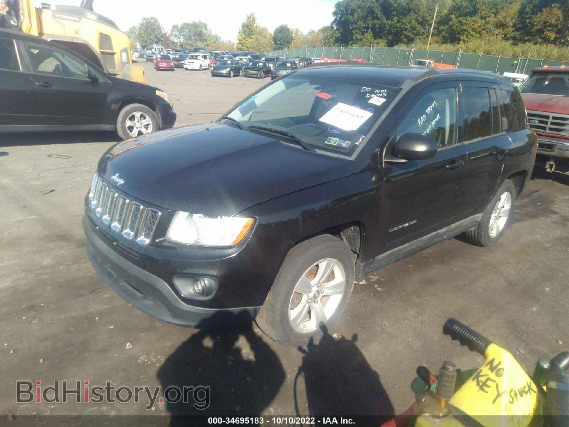 2011 JEEP COMPASS - VIN: 1J4NF1FB4BD135944 - Фото 2
