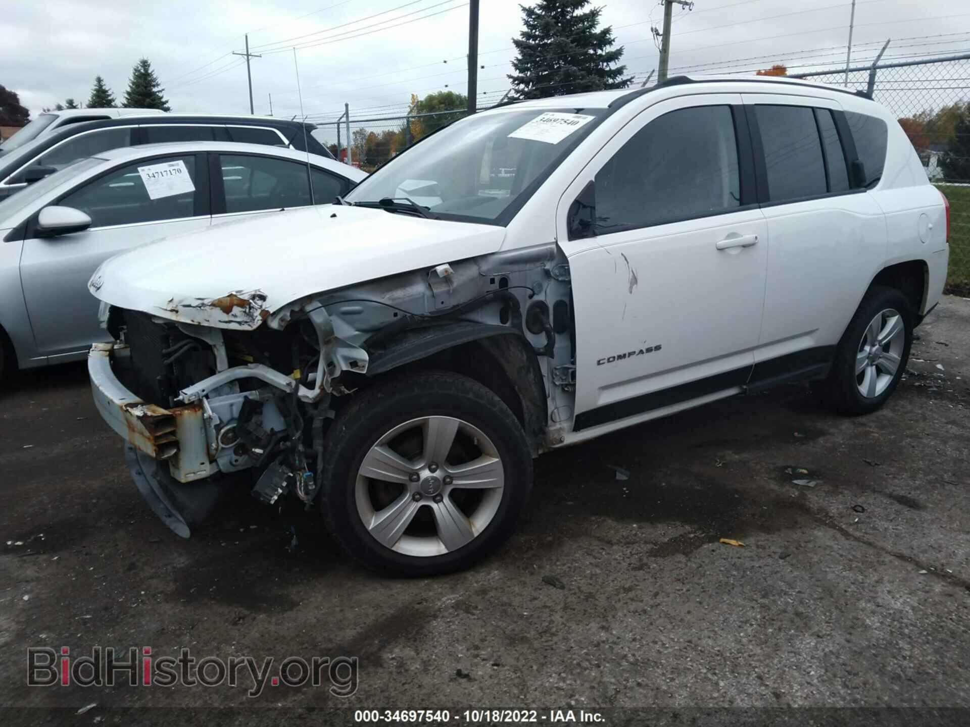 2012 JEEP COMPASS - VIN: 1C4NJDEB8CD564447 - Фото 2