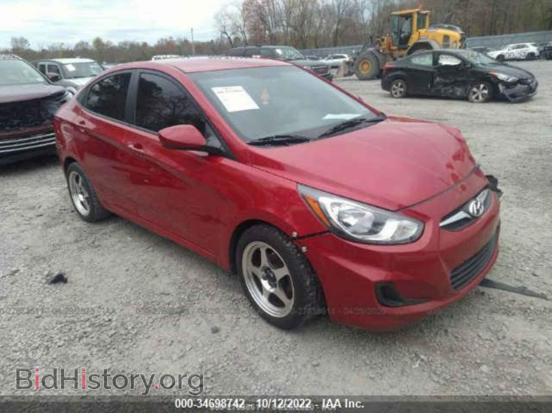 Photo KMHCT4AE7EU687303 - HYUNDAI ACCENT 2014
