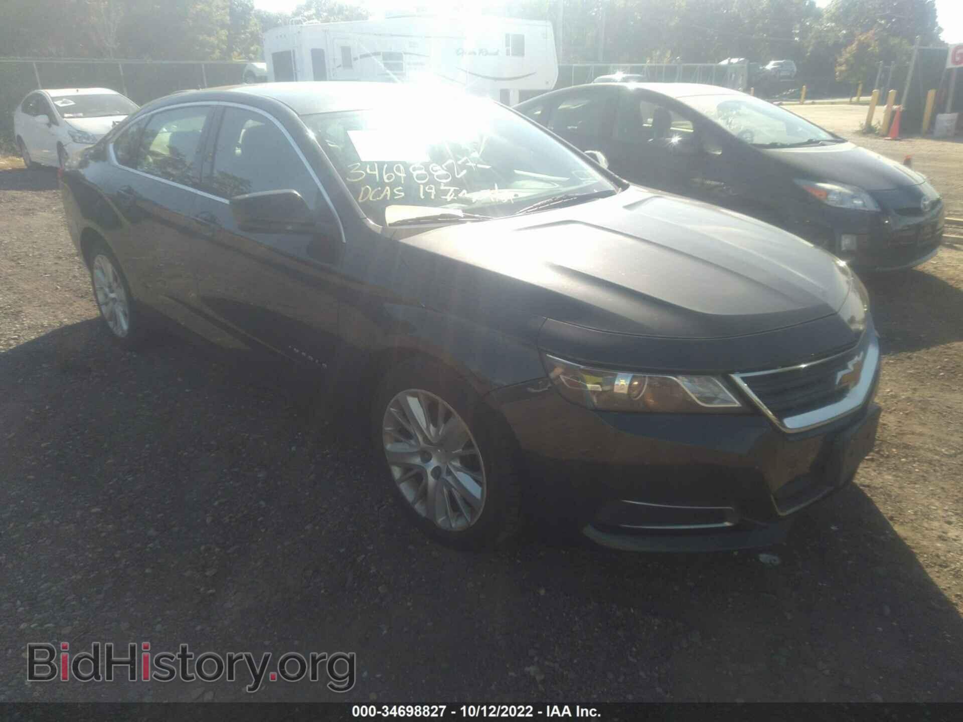 Фотография 2G11Y5SL3E9262389 - CHEVROLET IMPALA 2014