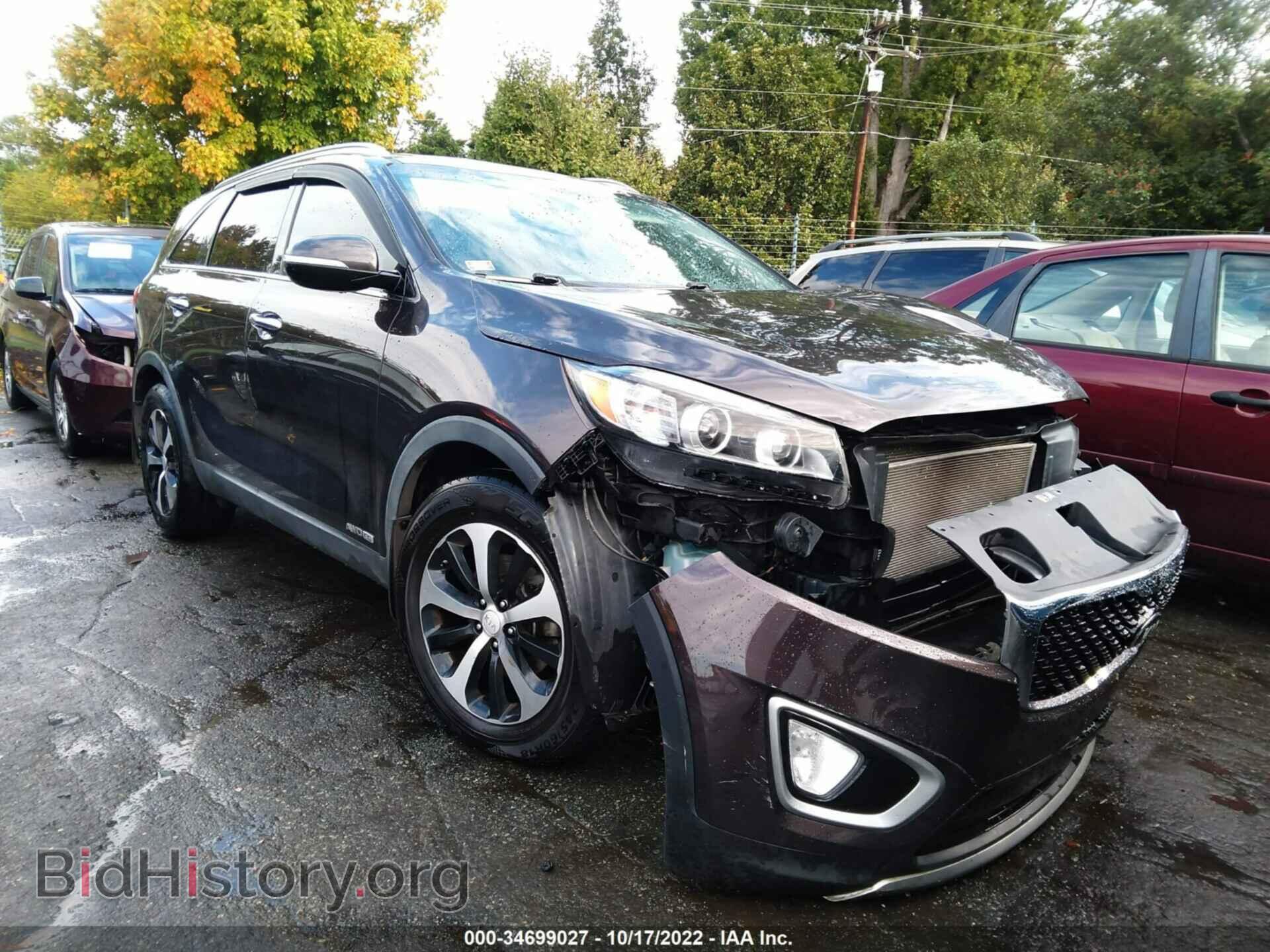 Photo 5XYPHDA53GG149595 - KIA SORENTO 2016