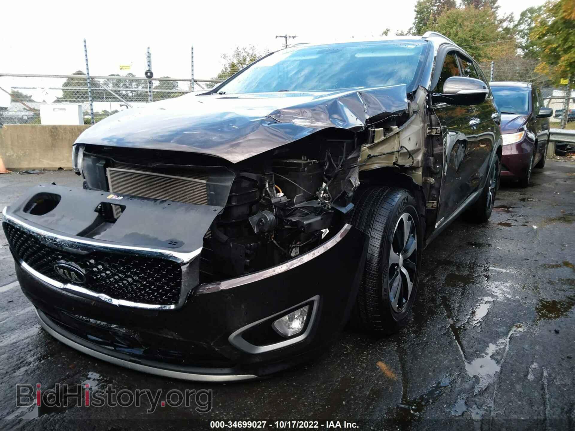 2016 KIA SORENTO - VIN: 5XYPHDA53GG149595 - Фото 2