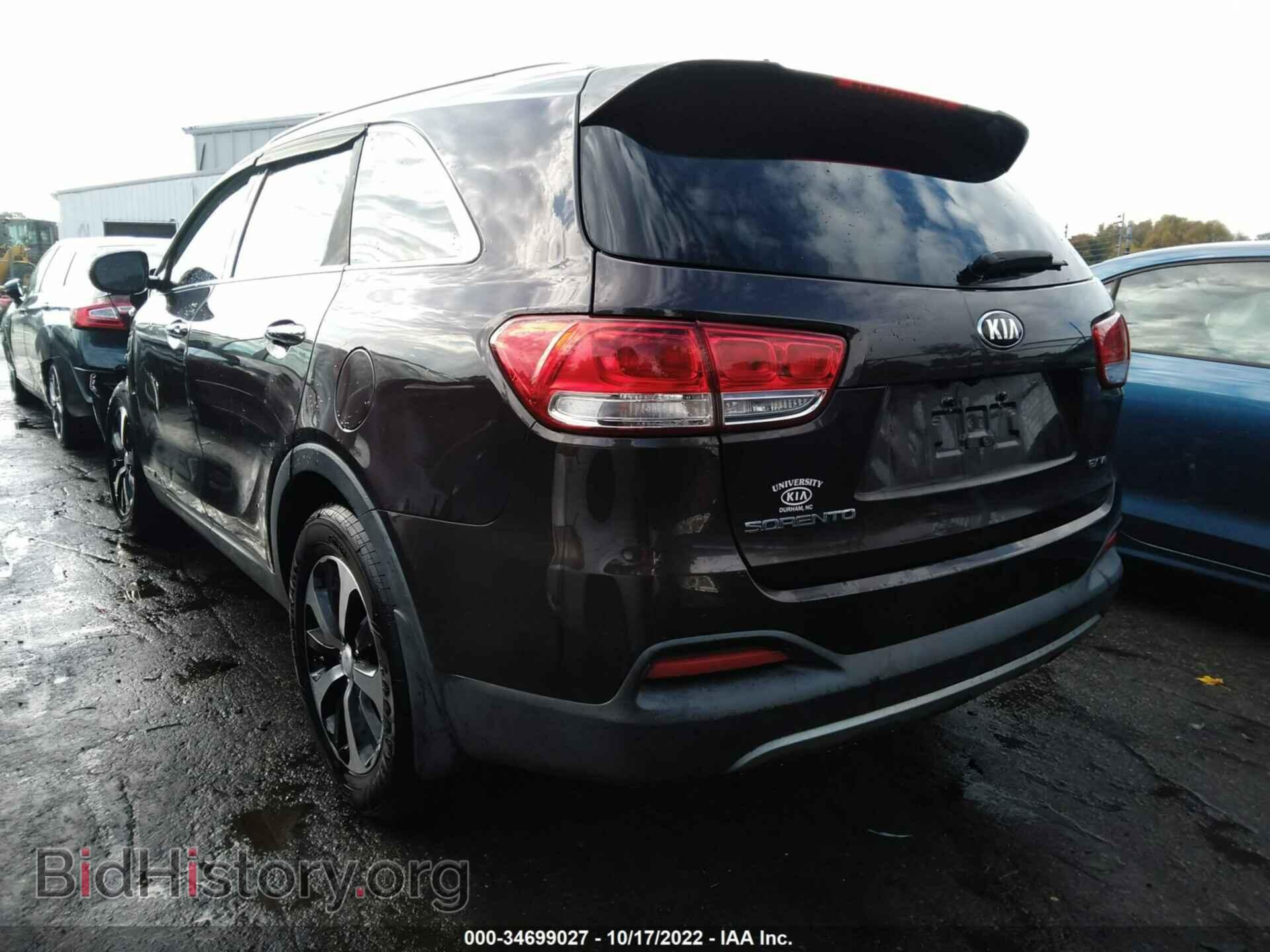 2016 KIA SORENTO - VIN: 5XYPHDA53GG149595 - Фото 3