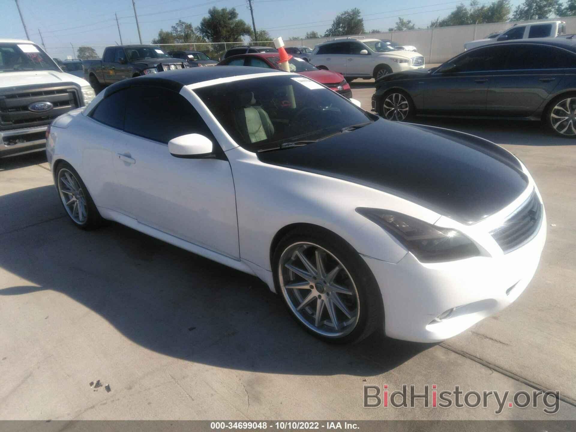 Photo JN1CV6FE2AM354104 - INFINITI G37 CONVERTIBLE 2010