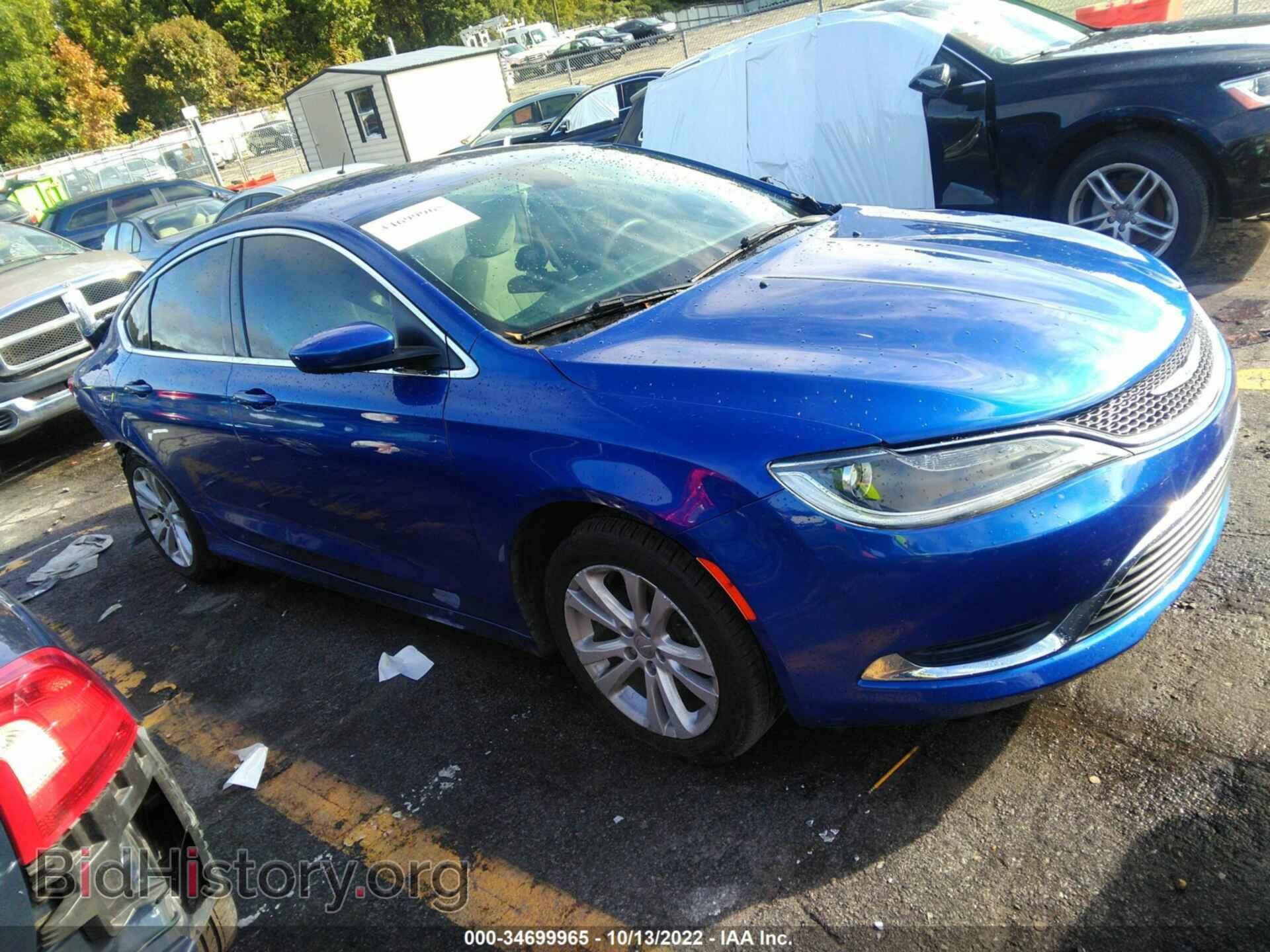 Фотография 1C3CCCAB6GN167308 - CHRYSLER 200 2016