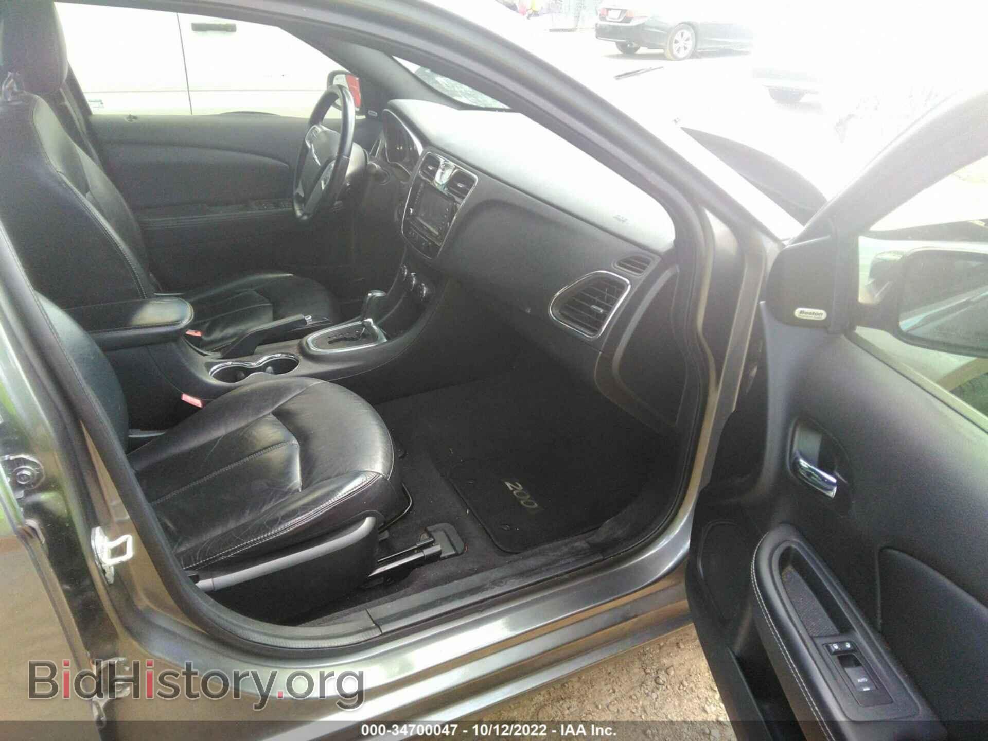 2012 CHRYSLER 200 - VIN: 1C3CCBCB0CN162106 - Фото 5