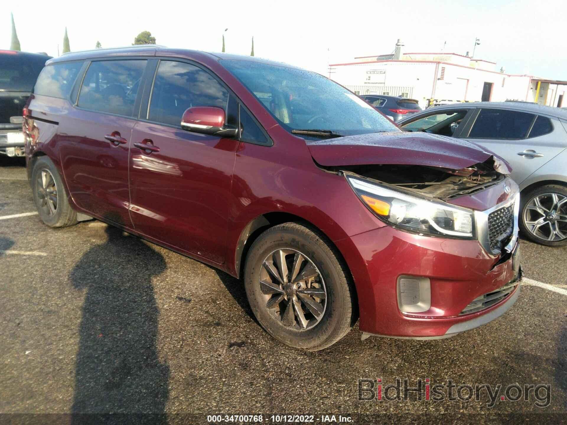 Photo KNDMB5C10G6184974 - KIA SEDONA 2016