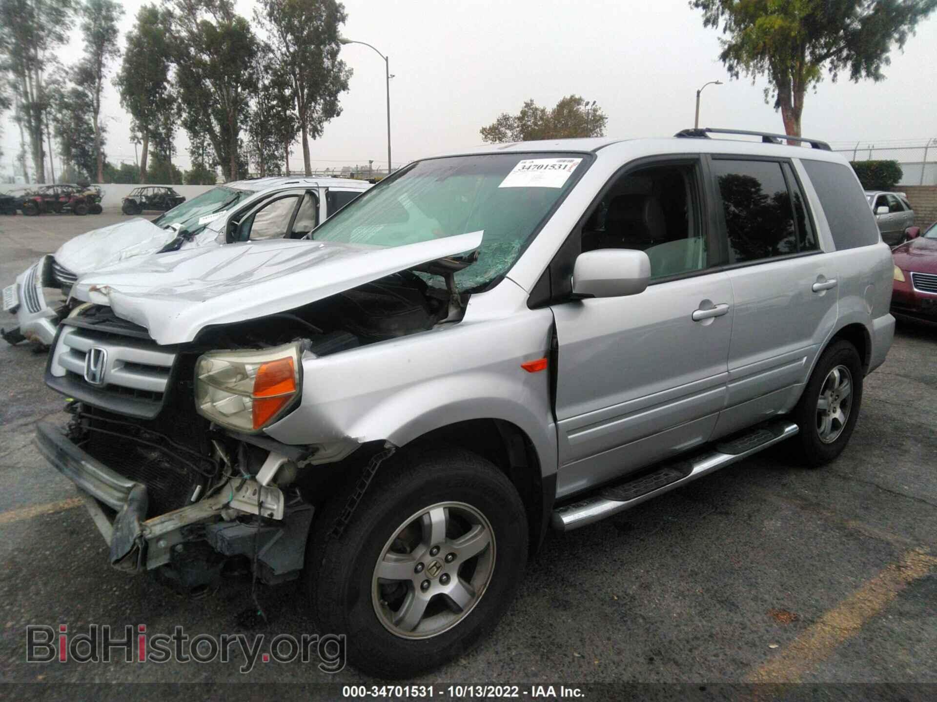 2006 HONDA PILOT - VIN: 5FNYF28526B037879 - Фото 2