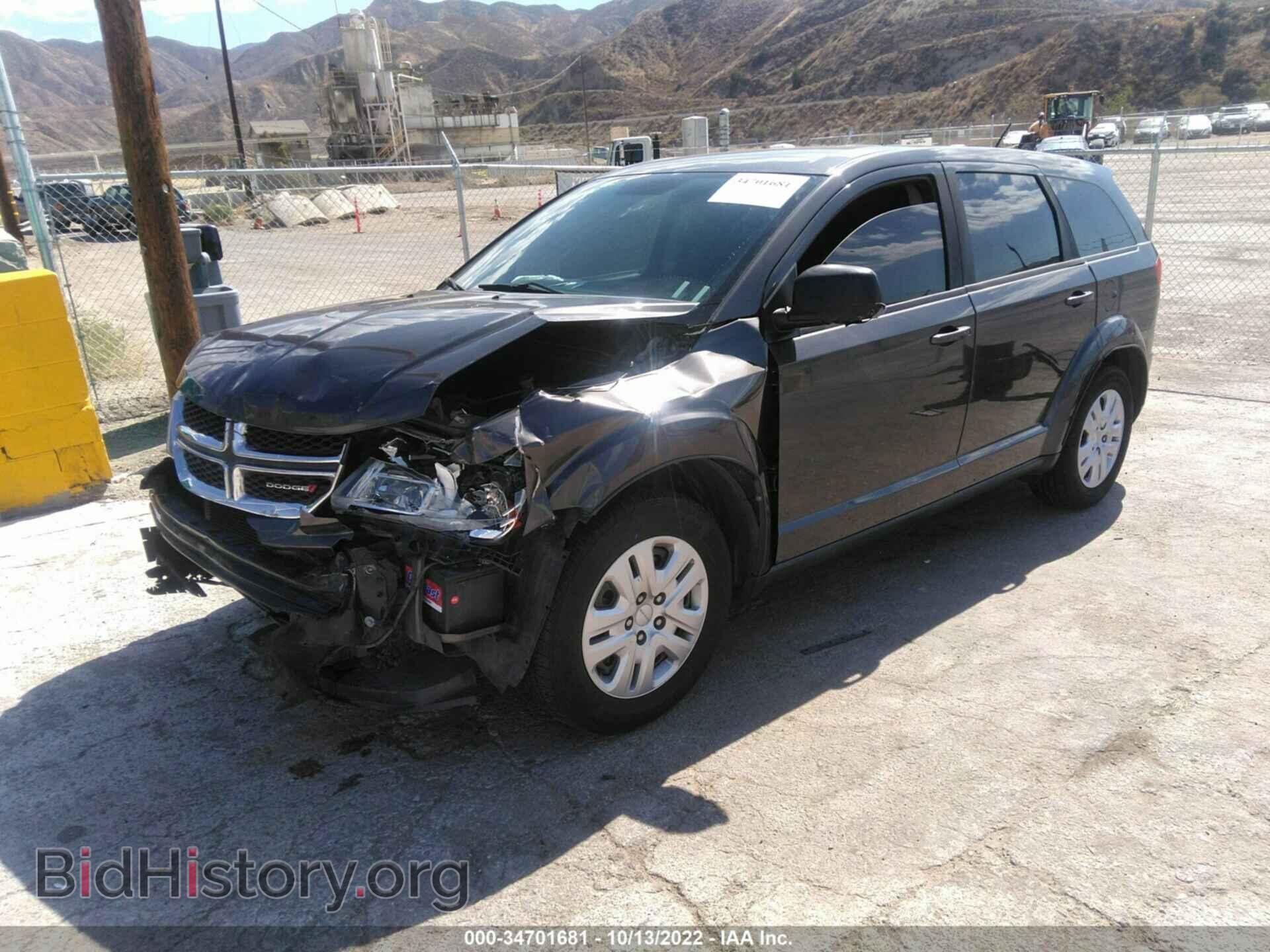 2015 DODGE JOURNEY - VIN: 3C4PDCABXFT602954 - Фото 2