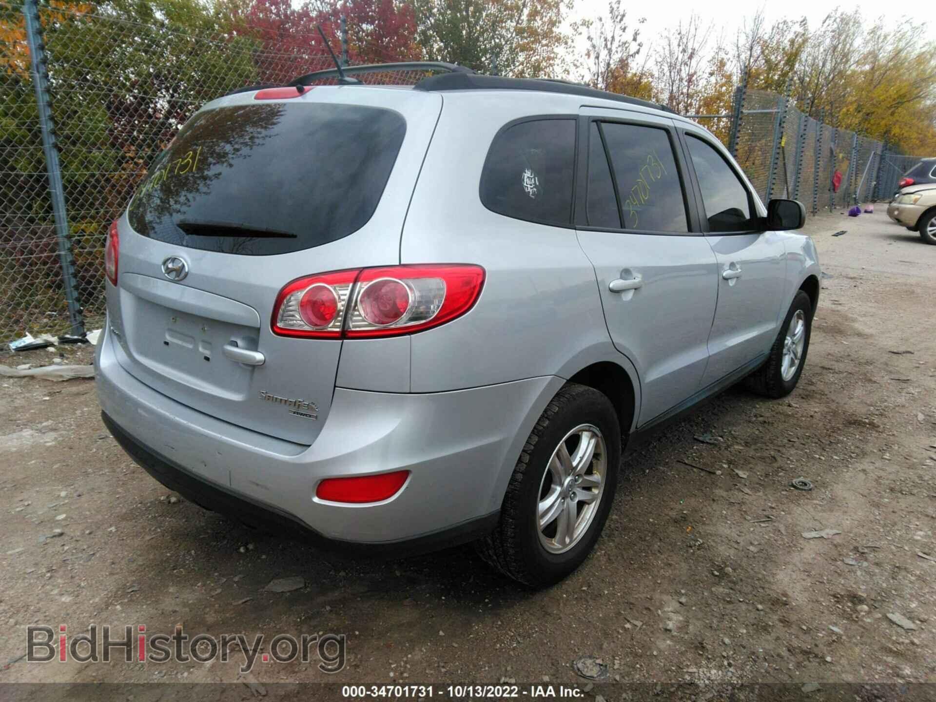 2010 HYUNDAI SANTA FE - VIN: 5NMSGDAB2AH360187 - Фото 4