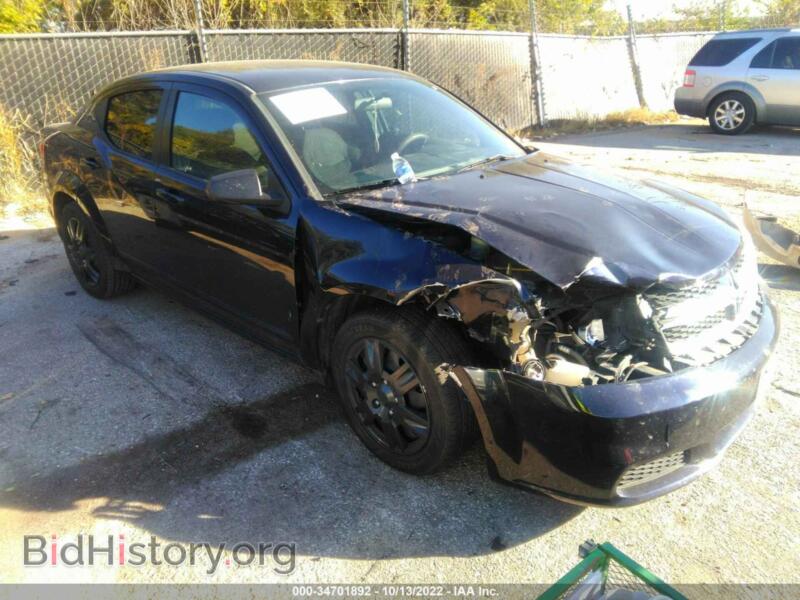 2012 Dodge AVENGER SE (VIN 1C3CDZAG4CN310147) — photo 1 of 11, IAAI, damage: front end