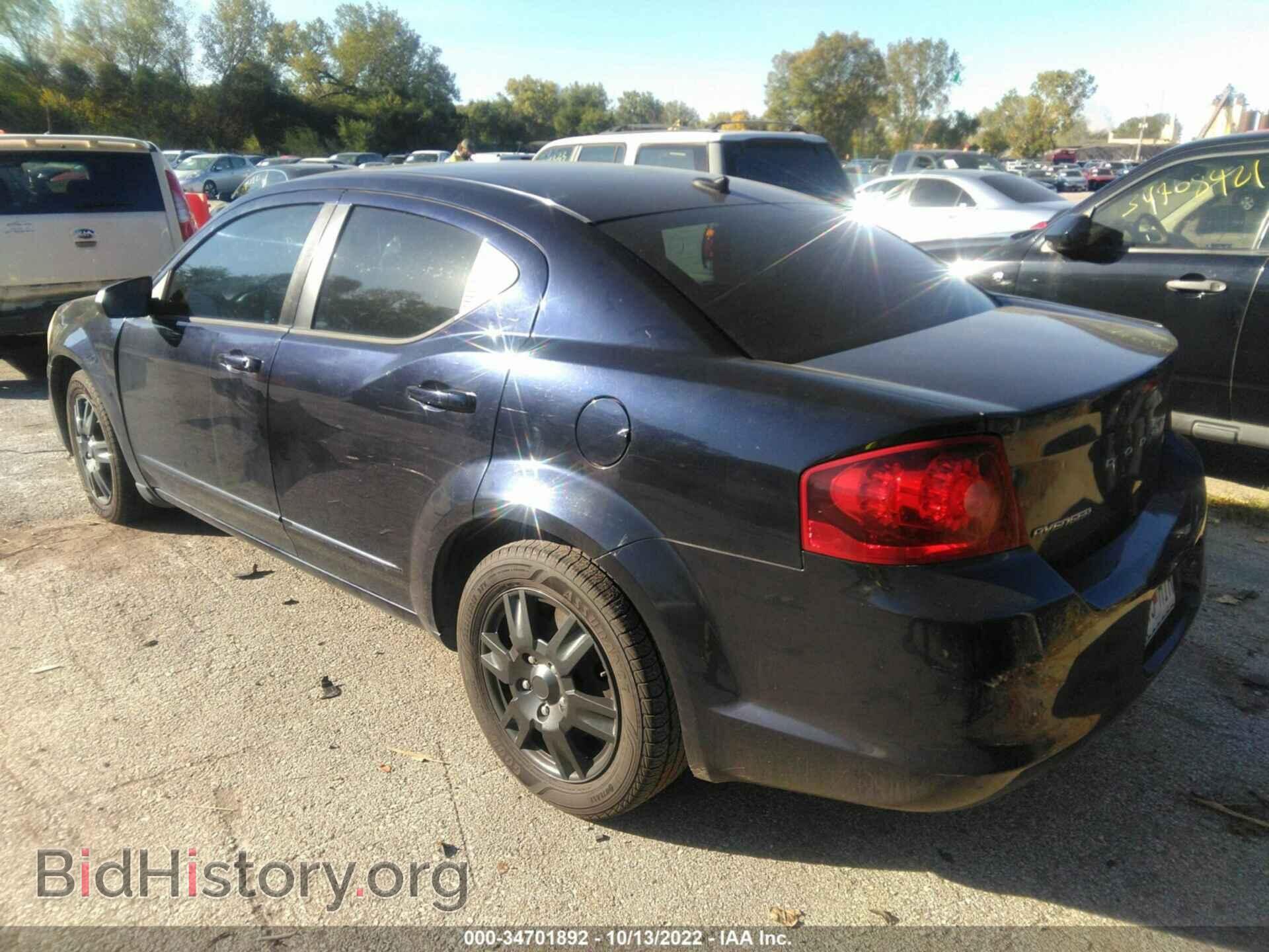2012 DODGE AVENGER - VIN: 1C3CDZAG4CN310147 - Фото 3