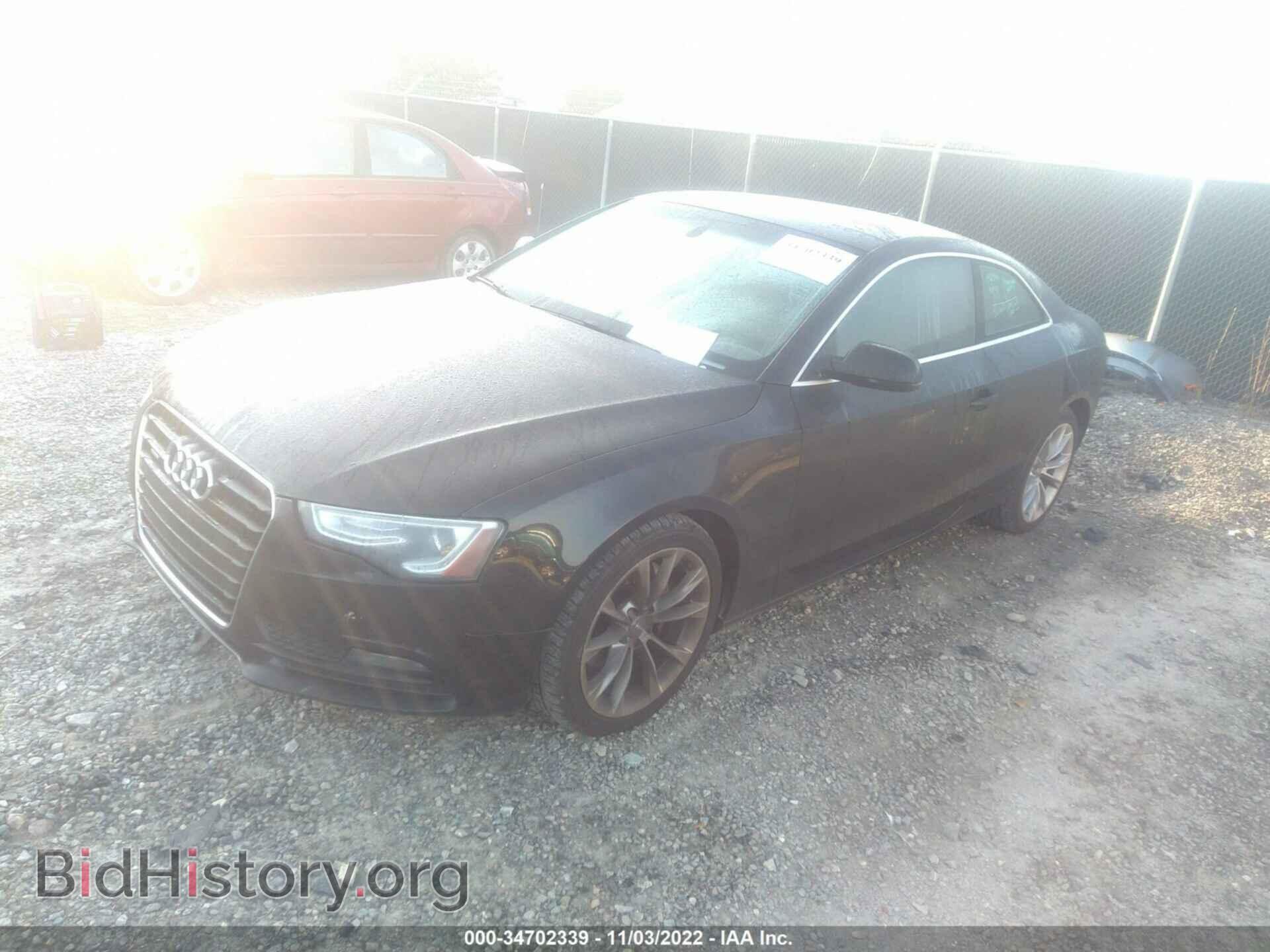 2013 AUDI A5 - VIN: WAULFAFRXDA005386 - Фото 2