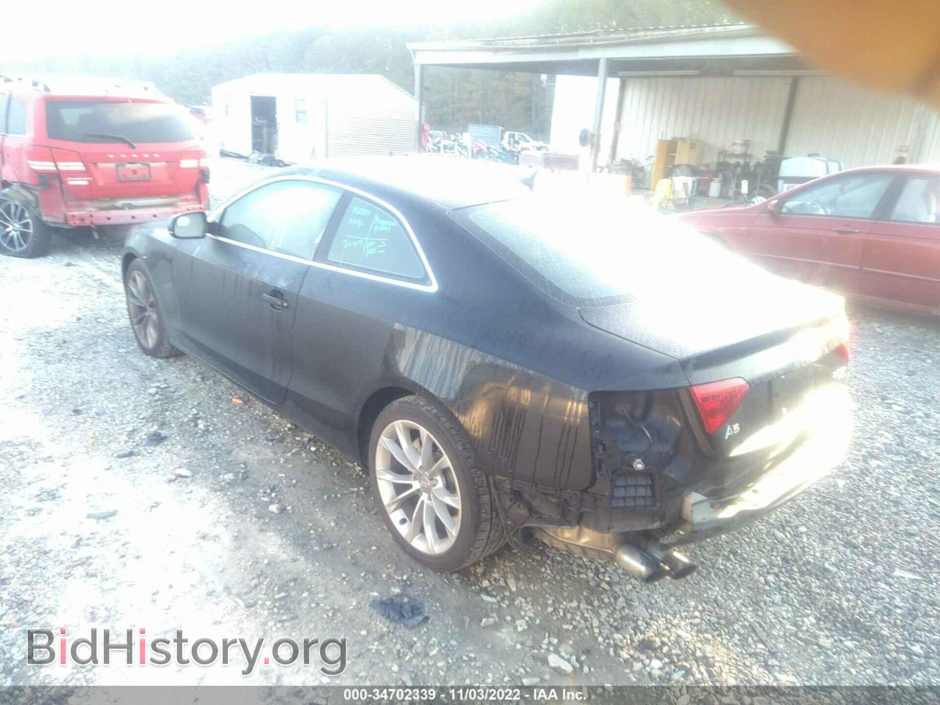 2013 AUDI A5 - VIN: WAULFAFRXDA005386 - Фото 3
