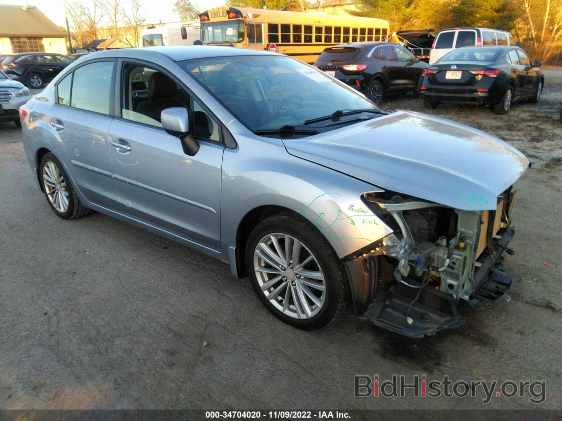 Photo JF1GJAG63CH008696 - SUBARU IMPREZA SEDAN 2012