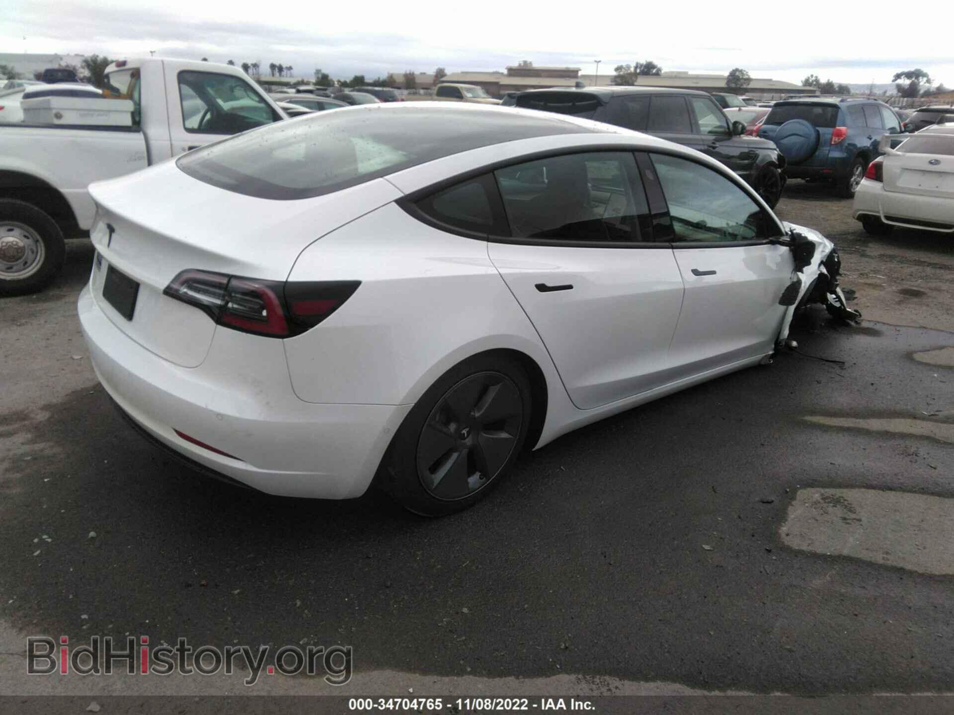 2022 TESLA MODEL 3 - VIN: 5YJ3E1EA5NF121444 - Photo 4
