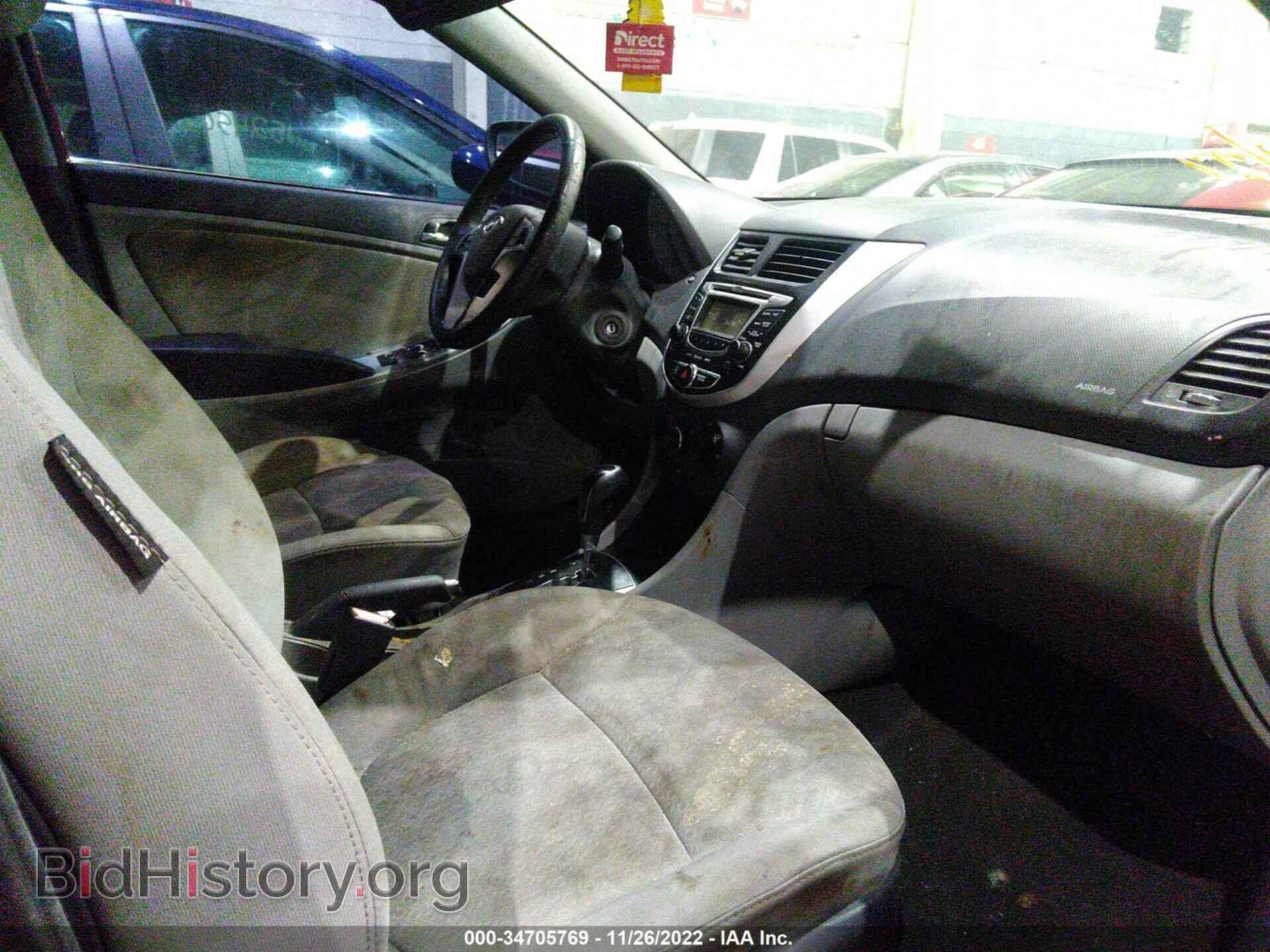 2012 HYUNDAI ACCENT - VIN: 00HCU5AE1CU018332 - Фото 5