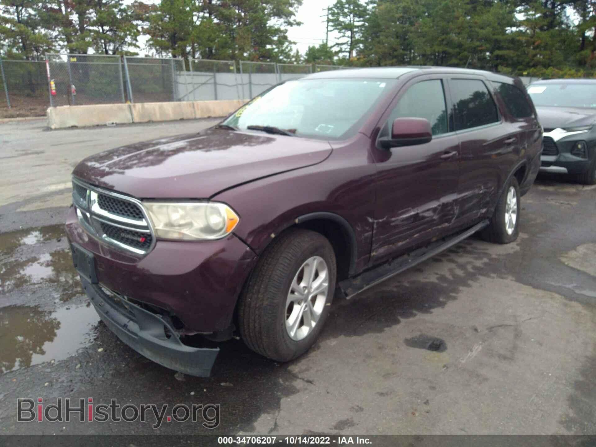 2012 DODGE DURANGO - VIN: 1C4RDJAGXCC144719 - Фото 2
