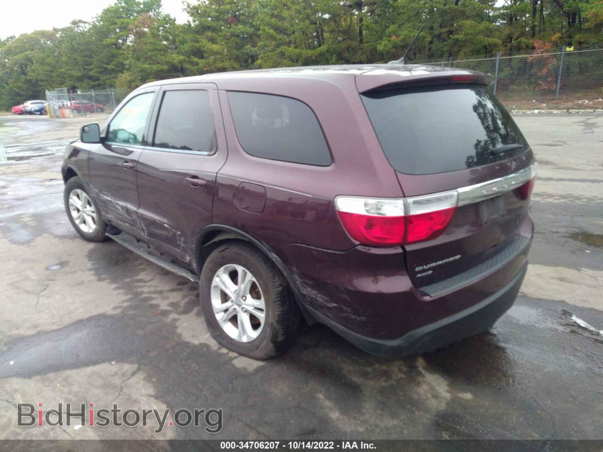 2012 DODGE DURANGO - VIN: 1C4RDJAGXCC144719 - Фото 3