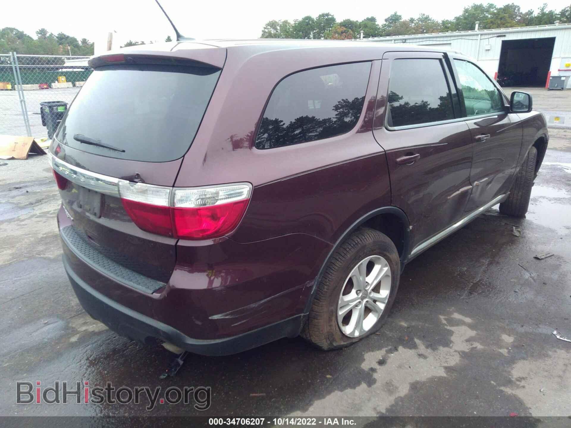 2012 DODGE DURANGO - VIN: 1C4RDJAGXCC144719 - Фото 4