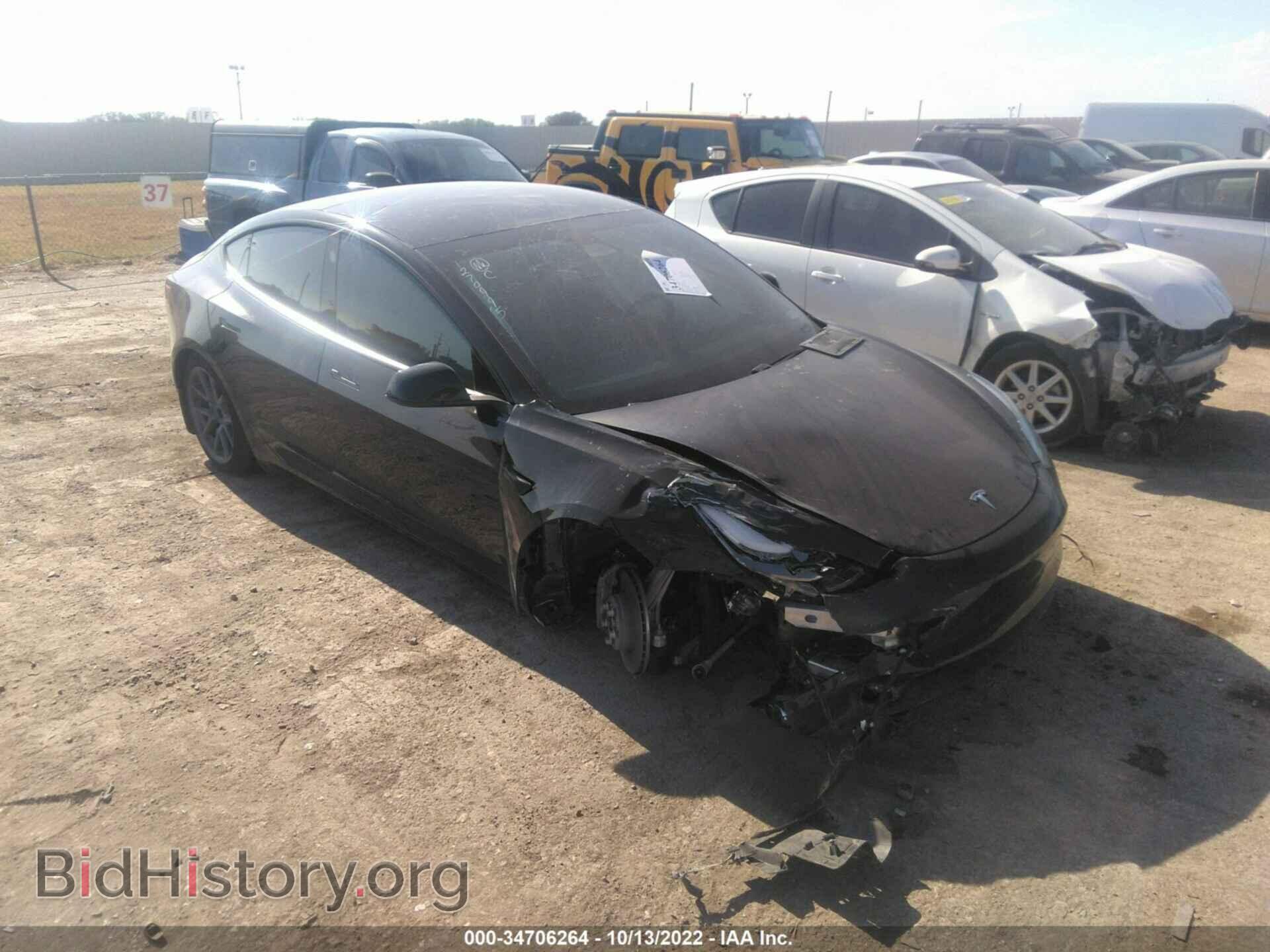Photo 5YJ3E1EB3MF063244 - TESLA MODEL 3 2021