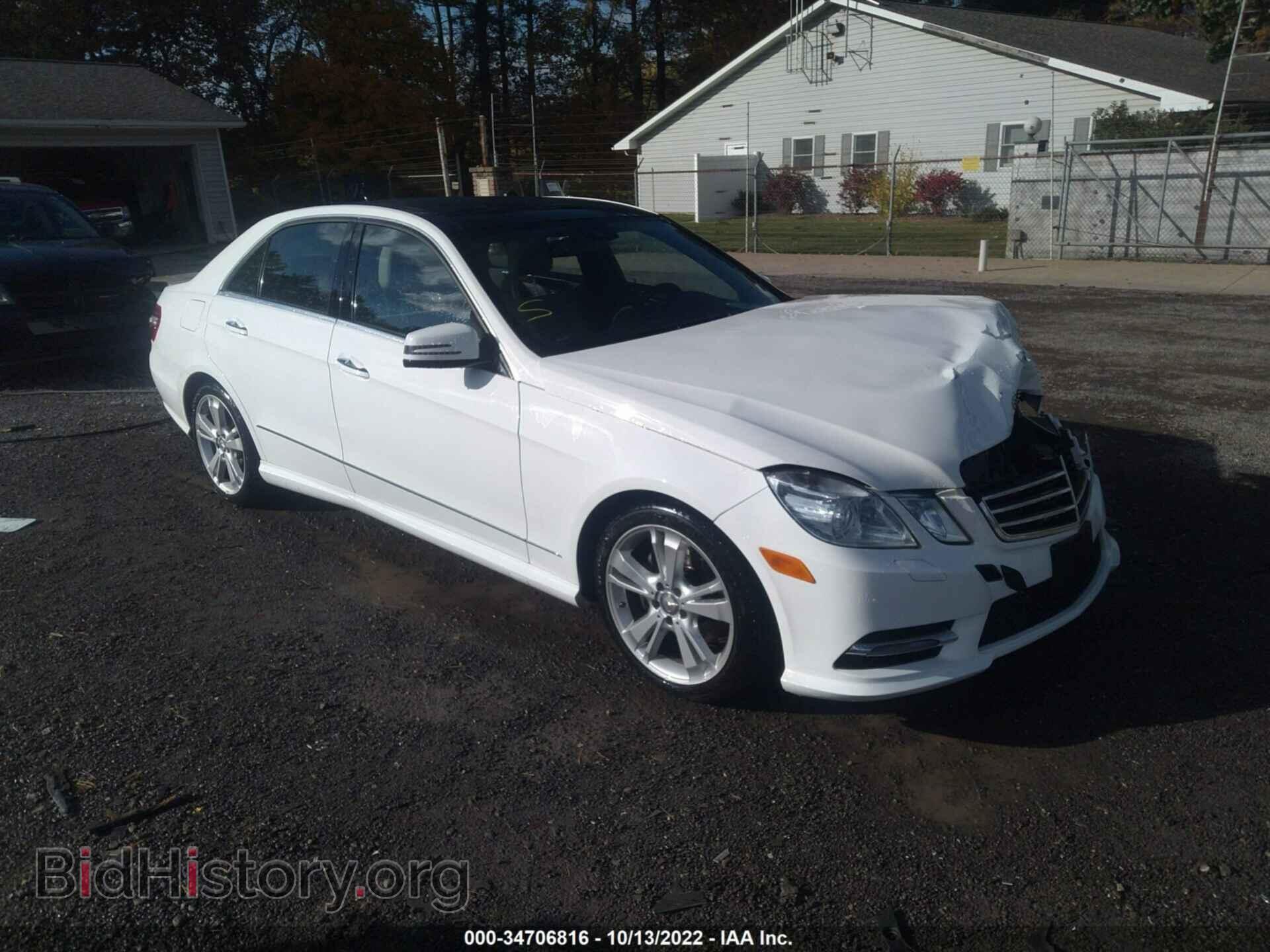 Фотография WDDHF8JB1DA732062 - MERCEDES-BENZ E-CLASS 2013