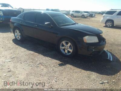 2012 Dodge AVENGER SE, черный — VIN 1C3CDZAB7CN140886, IAAI