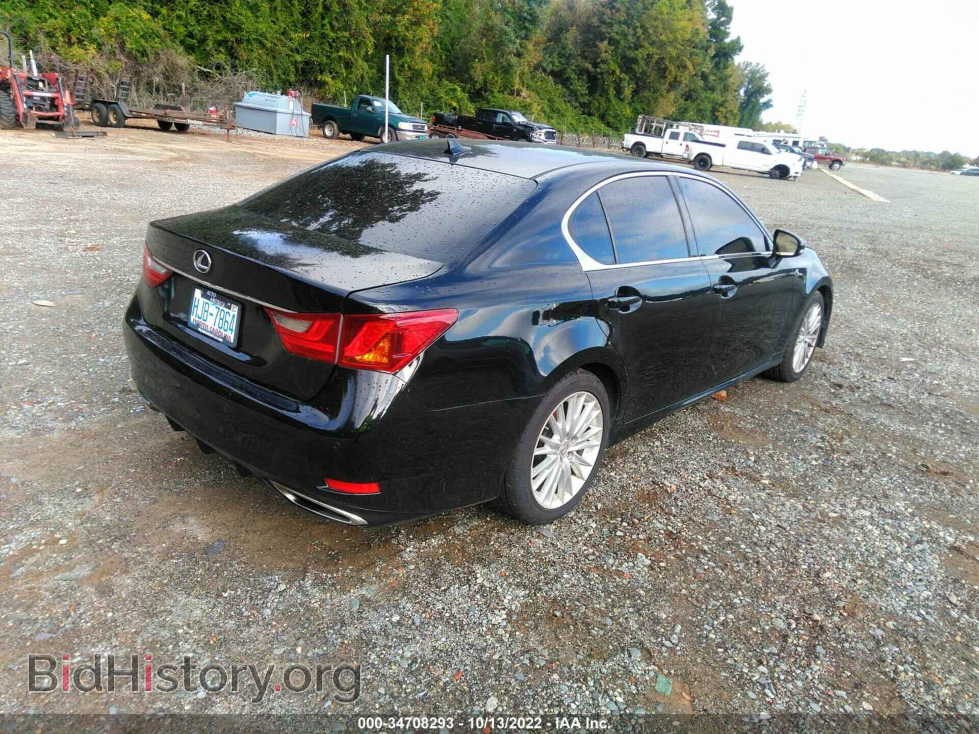 2013 LEXUS GS 350 - VIN: JTHBE1BL7D5004481 - Фото 4