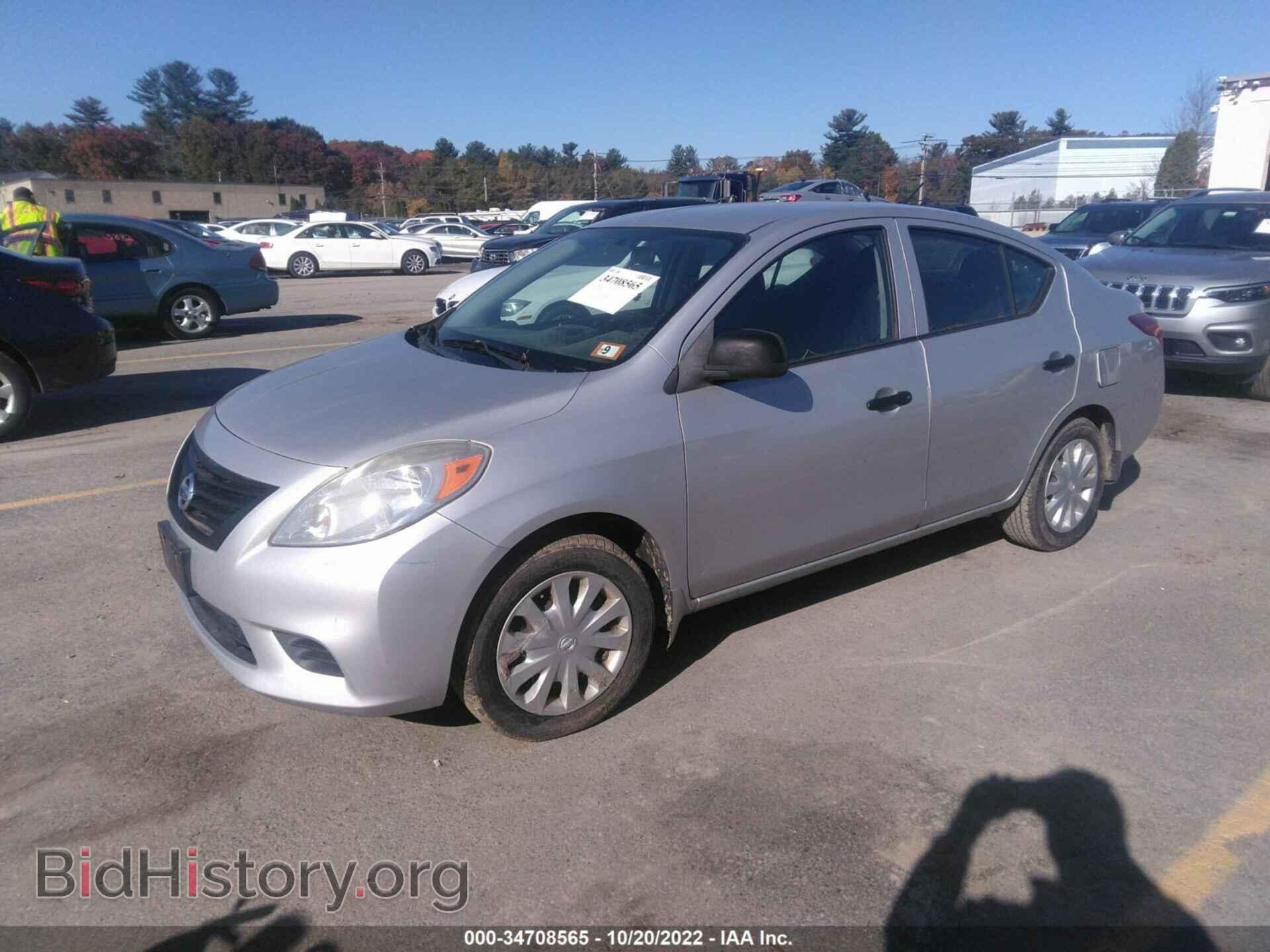 2012 NISSAN VERSA - VIN: 3N1CN7AP1CL888609 - Фото 2