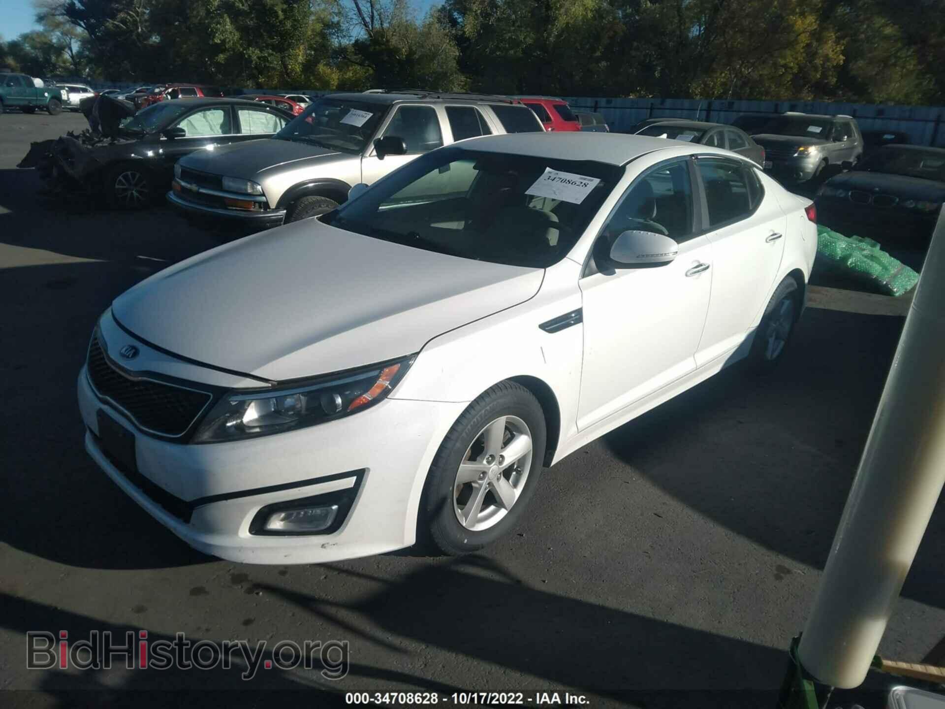 2015 KIA OPTIMA - VIN: KNAGM4A74F5662825 - Фото 2