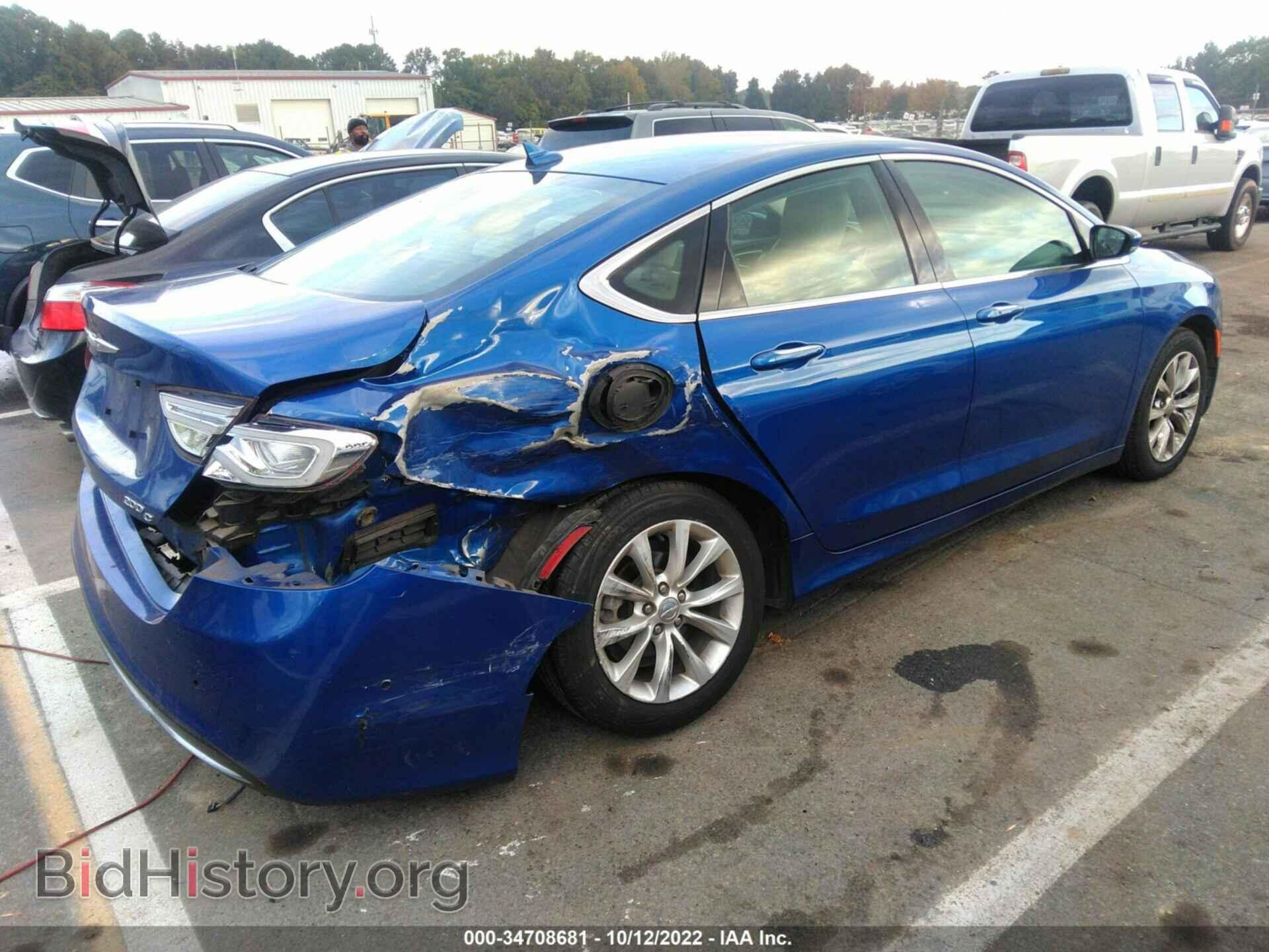 2015 CHRYSLER 200 - VIN: 1C3CCCCB3FN734053 - Фото 4