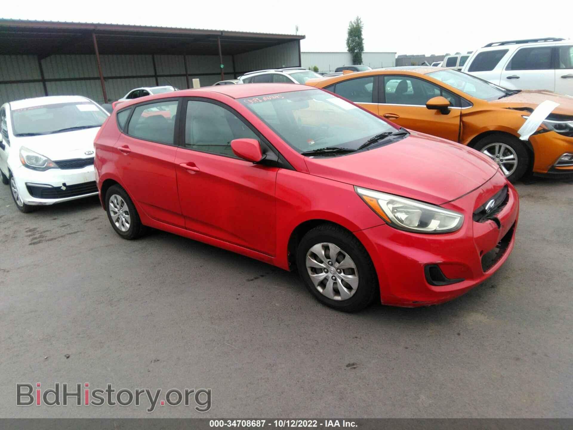 Photo KMHCT5AE5HU348629 - HYUNDAI ACCENT 2017