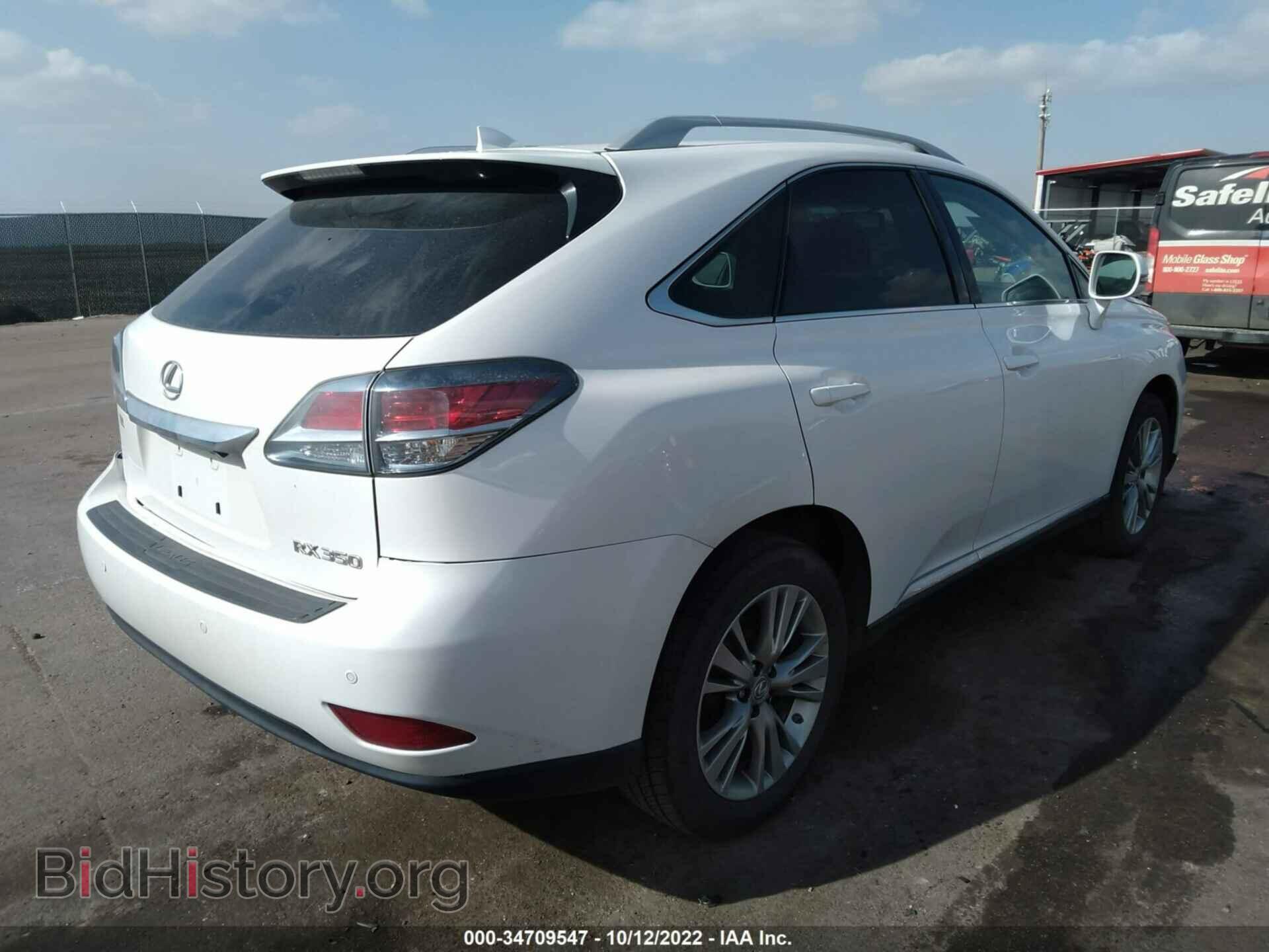 2014 LEXUS RX 350 - VIN: 2T2BK1BA3EC237654 - Фото 4