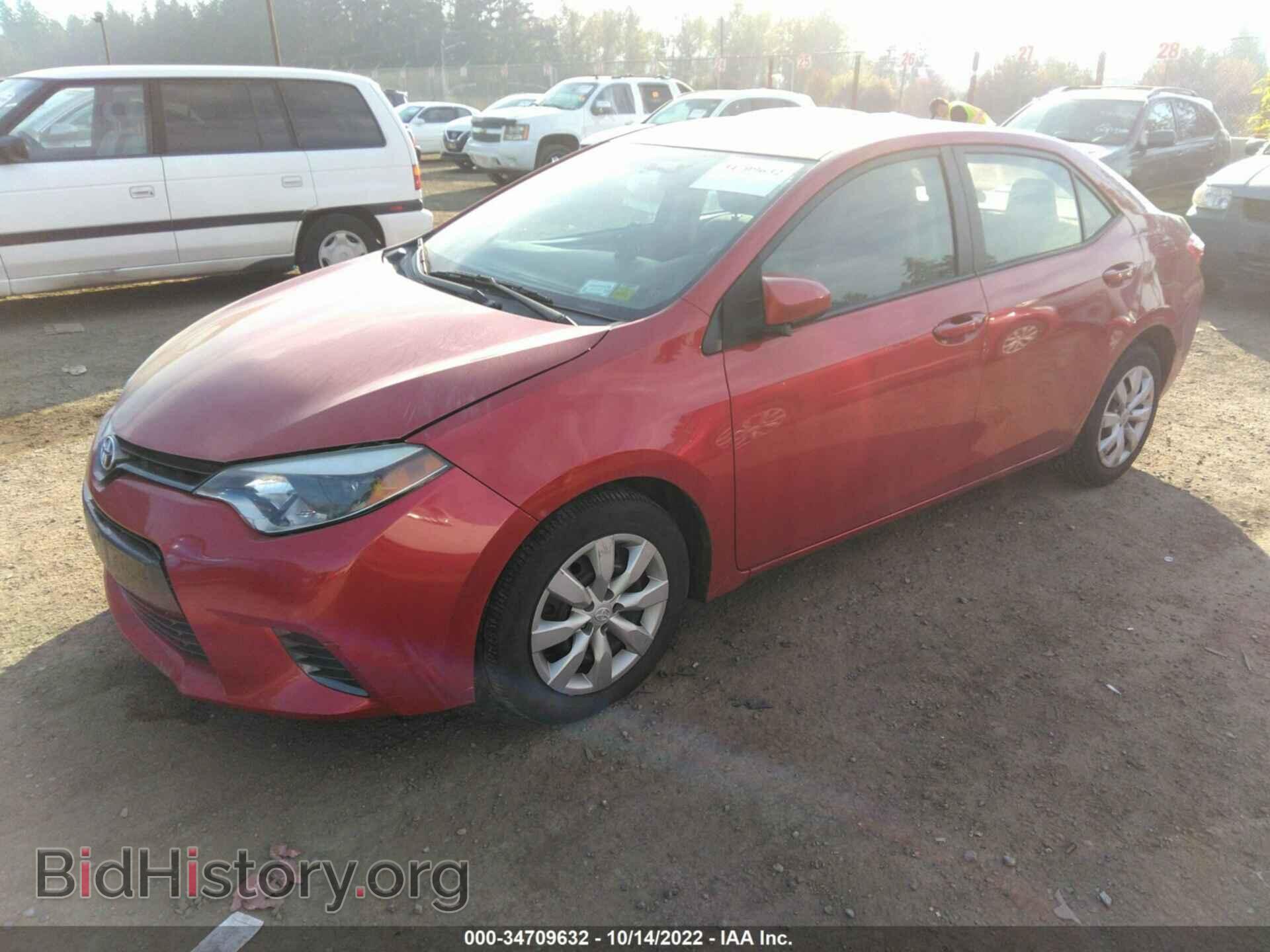 2015 TOYOTA COROLLA - VIN: 2T1BURHEXFC310804 - Photo 2