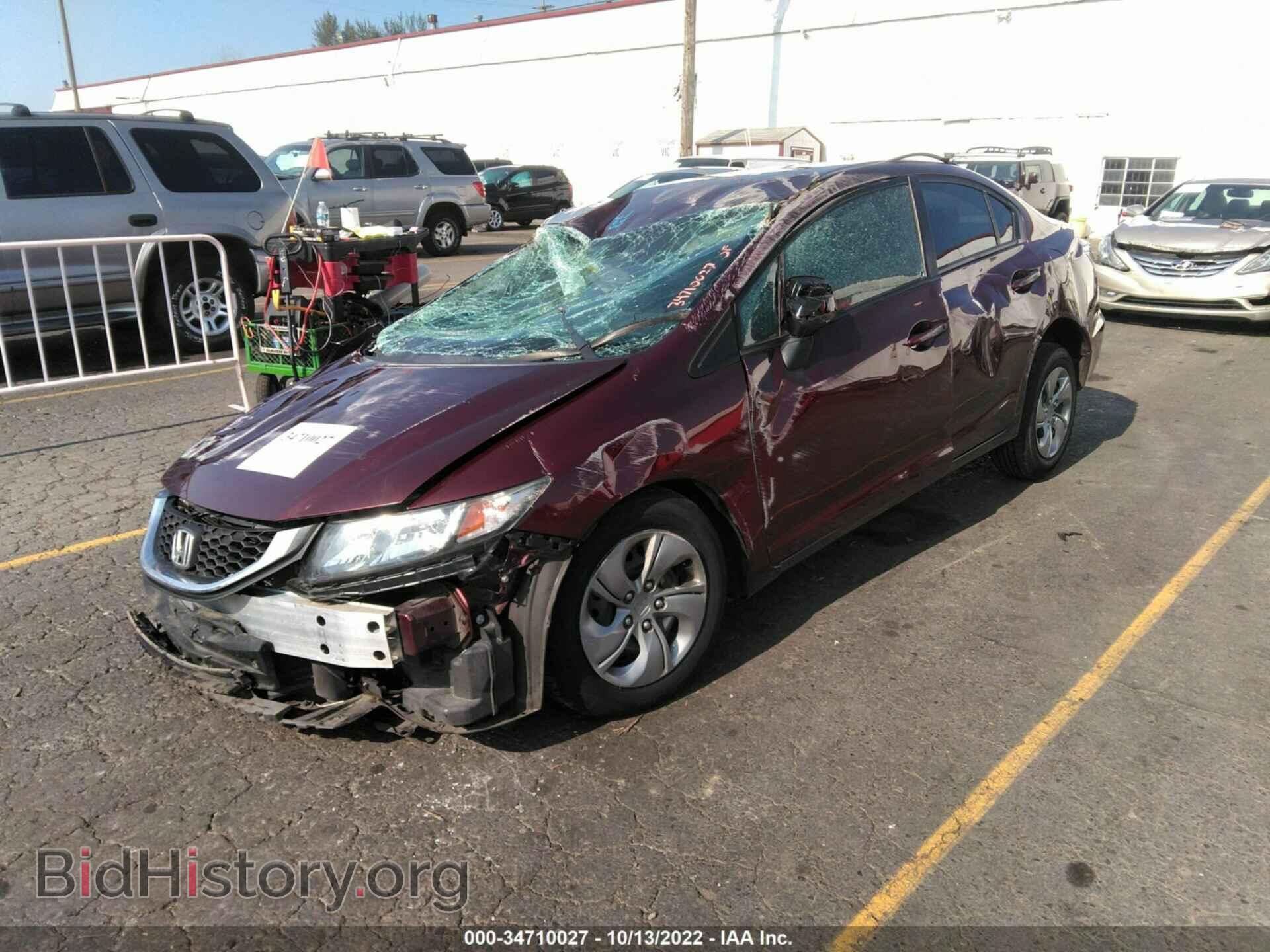 2013 HONDA CIVIC SDN - VIN: 19XFB2F53DE224430 - Фото 2