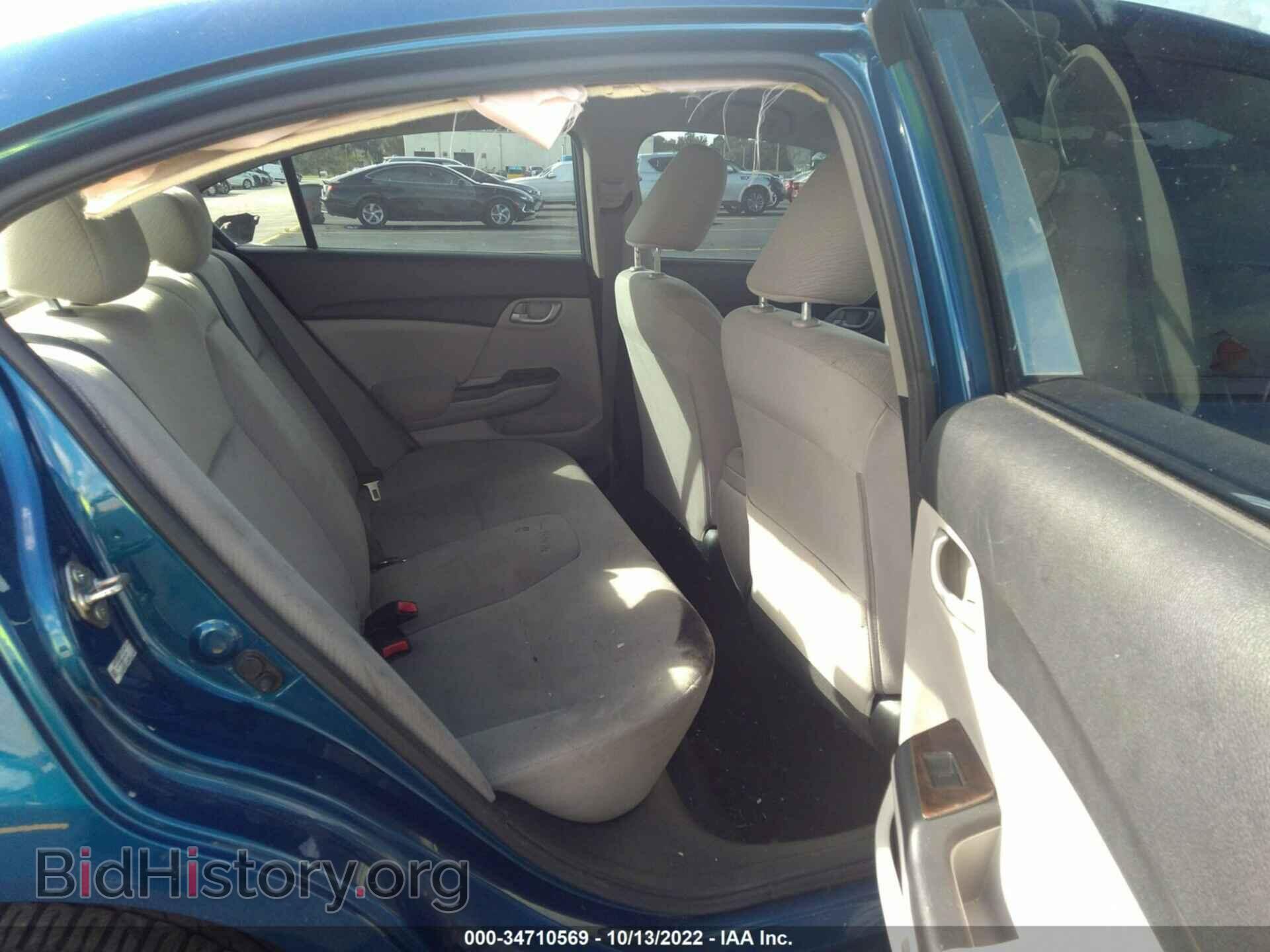 2013 HONDA CIVIC SDN - VIN: 19XFB2F58DE095259 - Фото 8