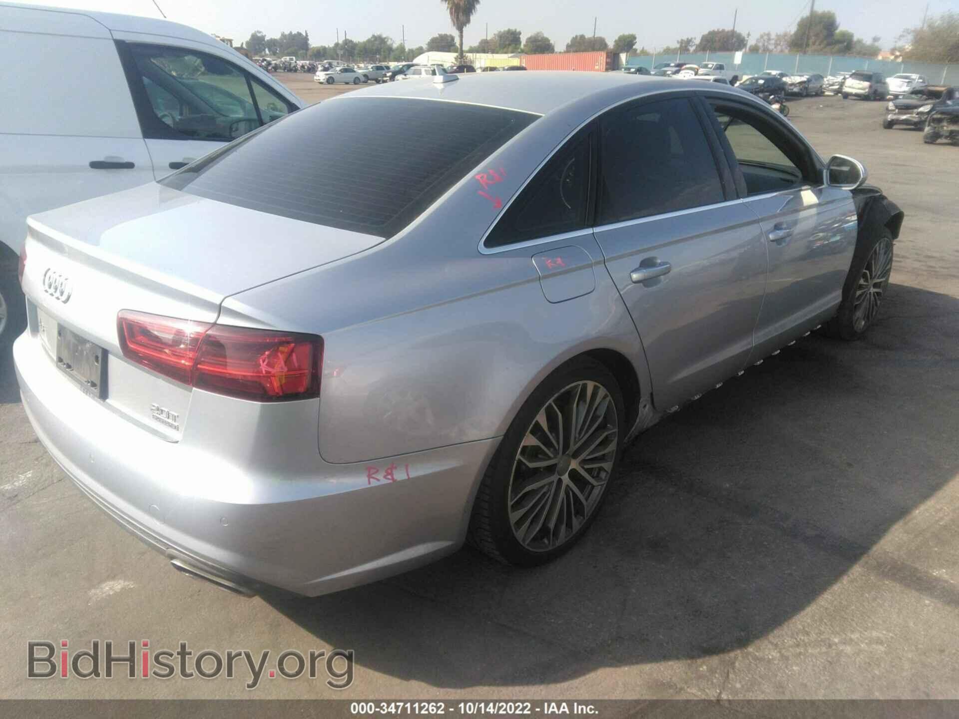 2016 AUDI A6 - VIN: WAUGFAFC5GN012384 - Фото 4