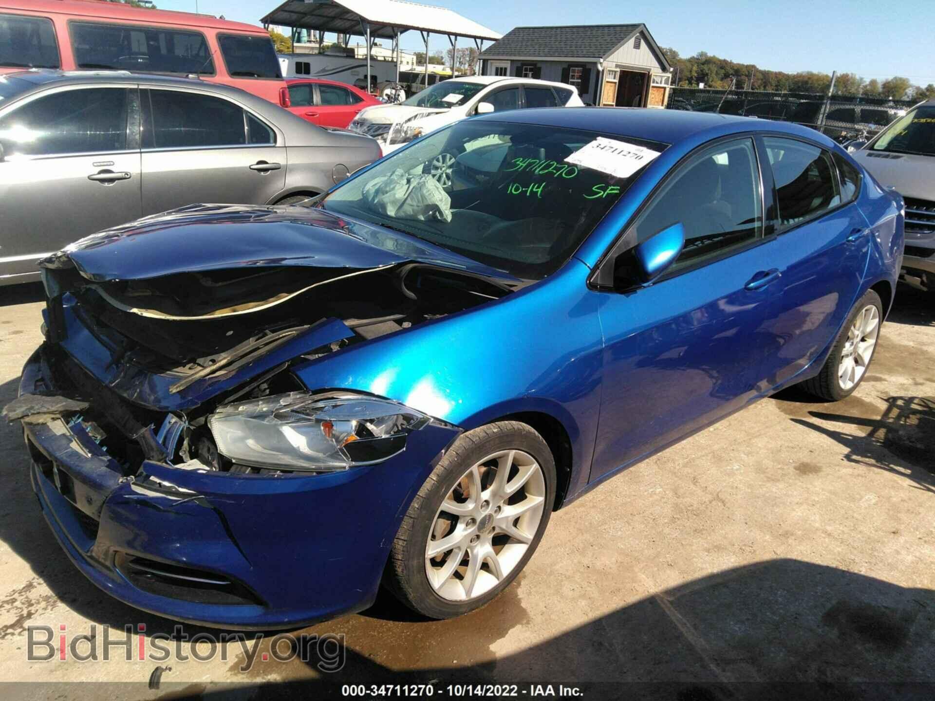 2013 DODGE DART - VIN: 1C3CDFBA3DD103815 - Фото 2