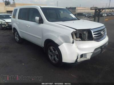 2013 Honda PILOT EX, белый — VIN 5FNYF3H45DB027518, IAAI