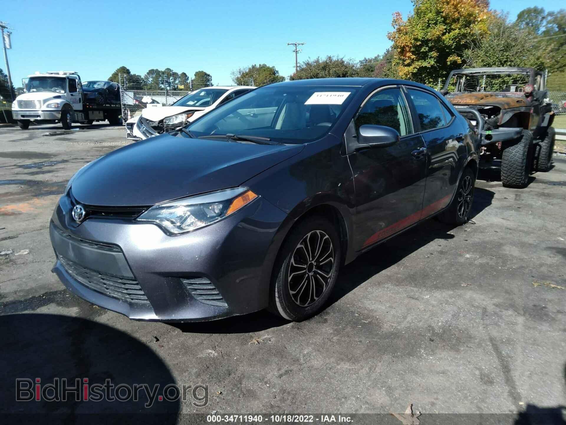 2014 TOYOTA COROLLA - VIN: 2T1BURHE2EC143711 - Фото 2