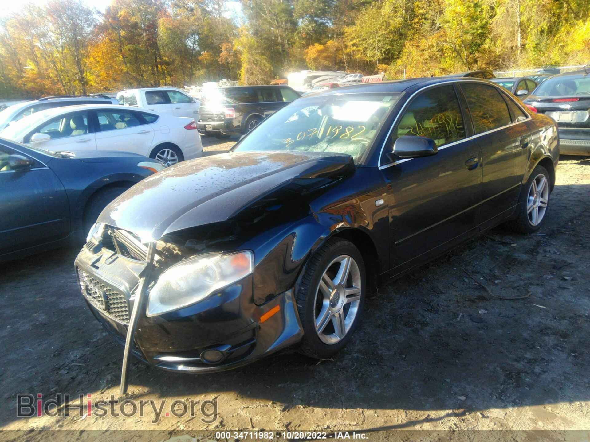 2007 AUDI A4 - VIN: WAUDF78E87A124110 - Фото 2